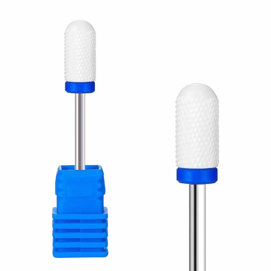 Fresa in ceramica per tornio delle unghie Manicure, grana media