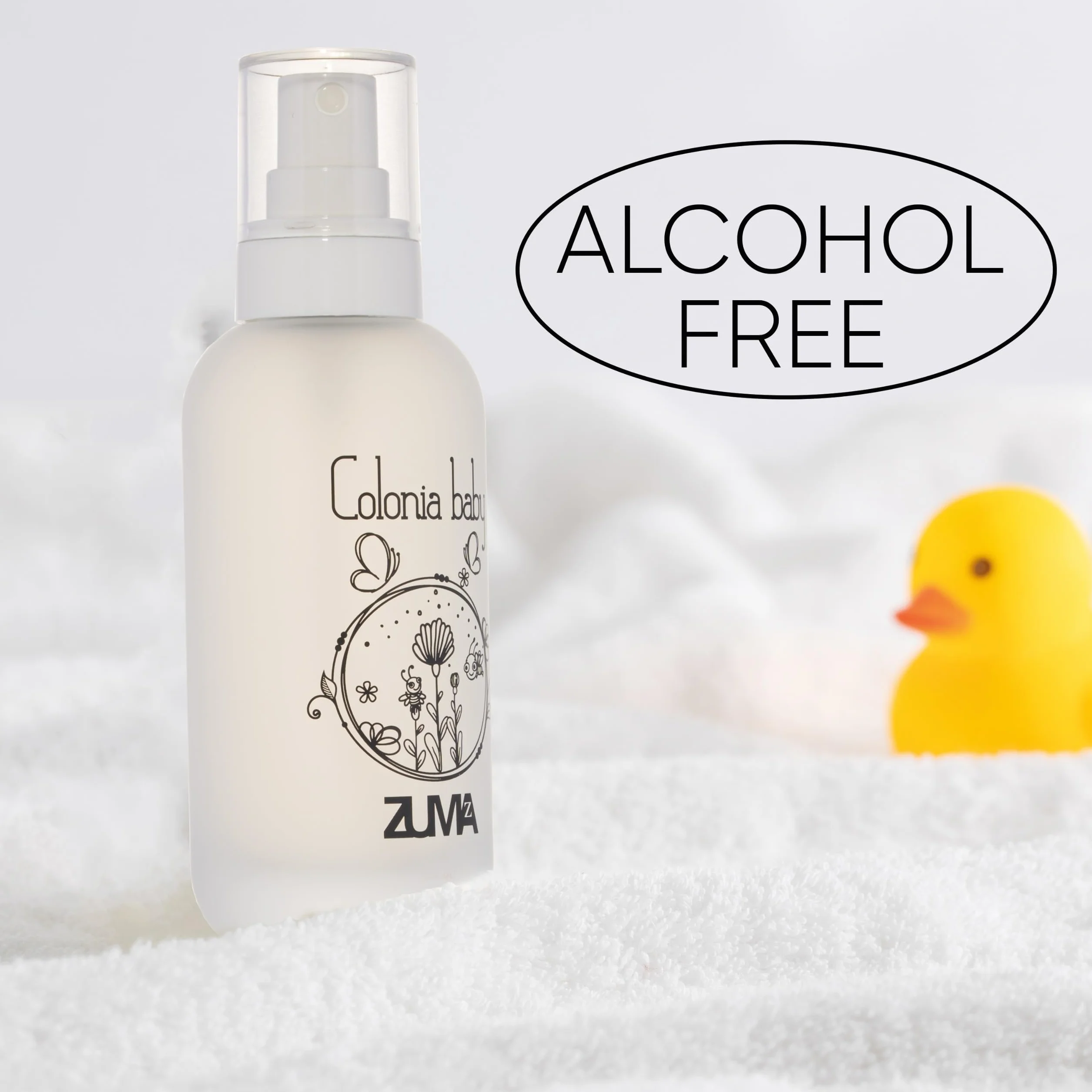 Profumi Zuma Acqua di Colonia Neonato Senza Alcol 100 ml Fragranza Floreale Talcata
