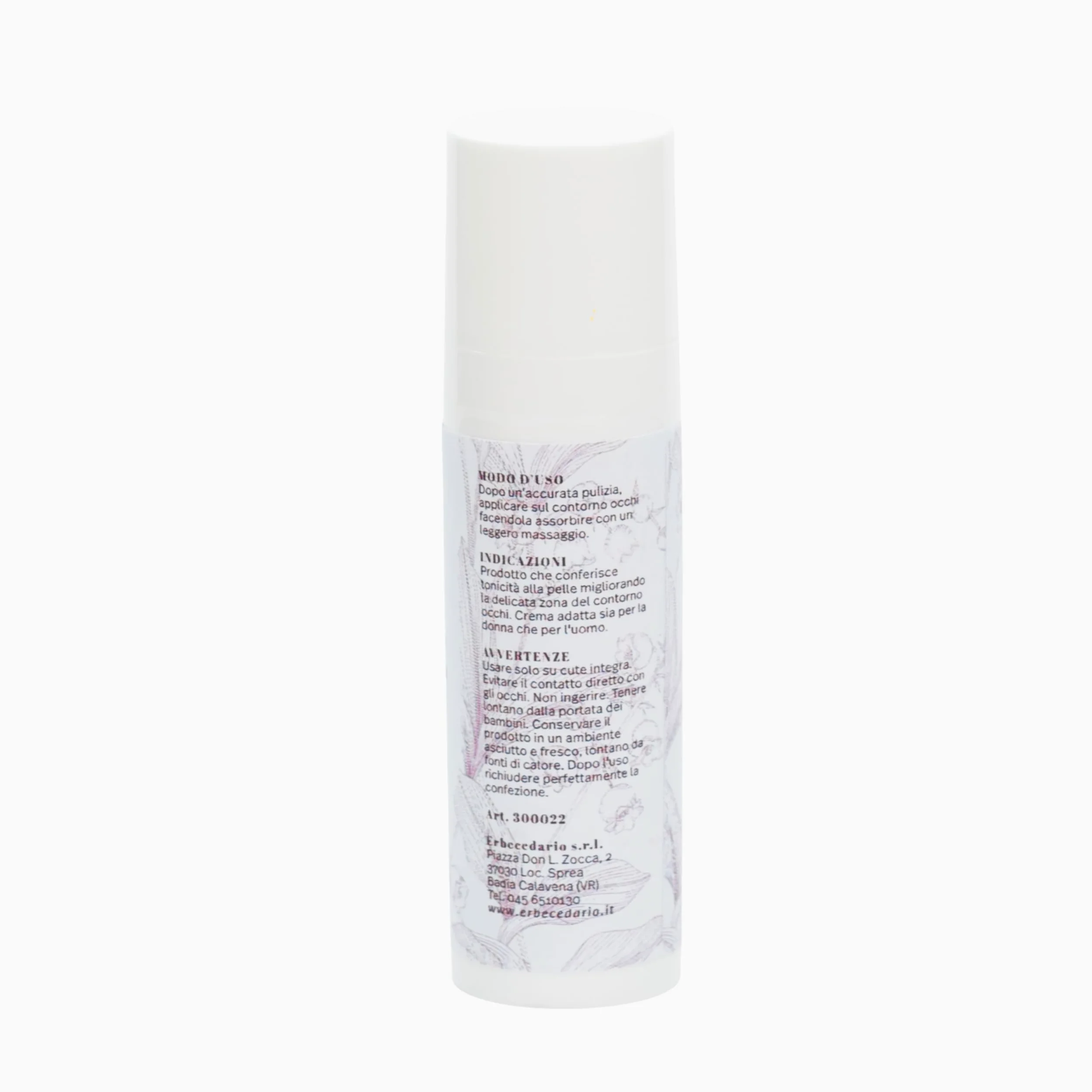 Crema Contorno Occhi Per Uomo, Donna Erbecedario, Per Borse, Occhiaie, Pelli Mature, 1 Flacone 30ml