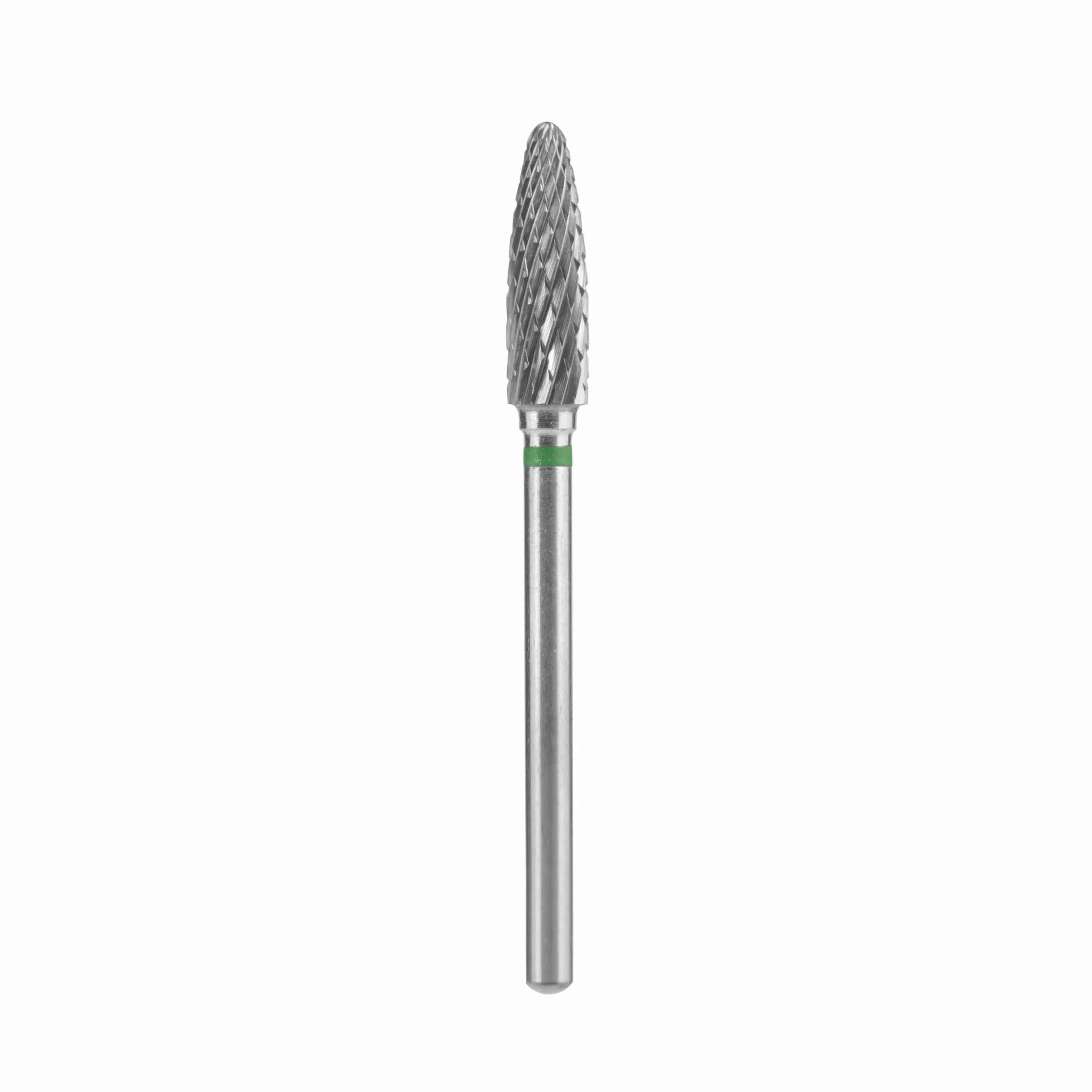 STALEKS PRO Punta per trapano in carburo di tungsteno, 4 x 14 mm, a forma di mais (grana grossa)