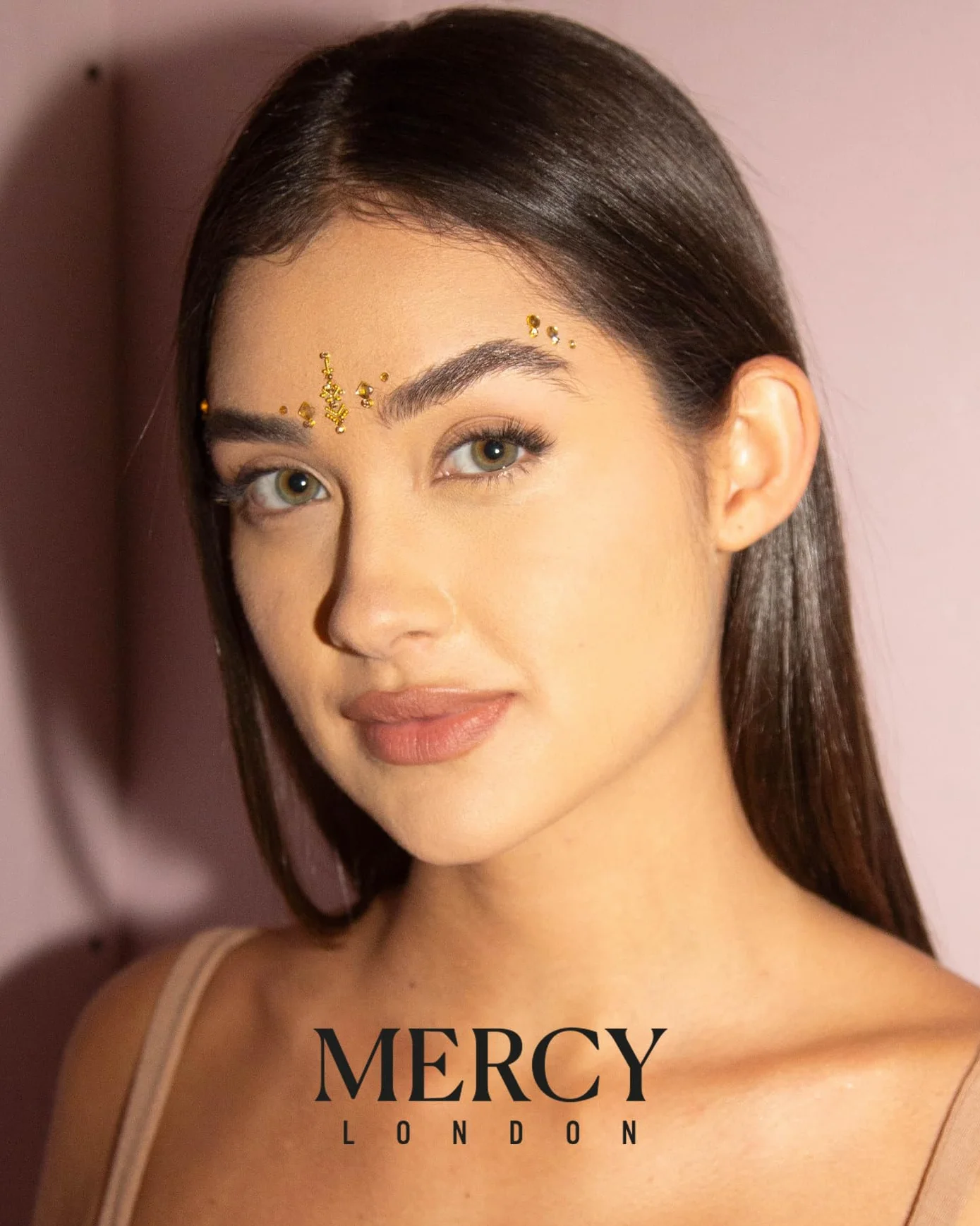 Priyanka Gold Bindis ✮ Mercy London, gioielli indiani per il viso, in oro, argento, confezione multipla