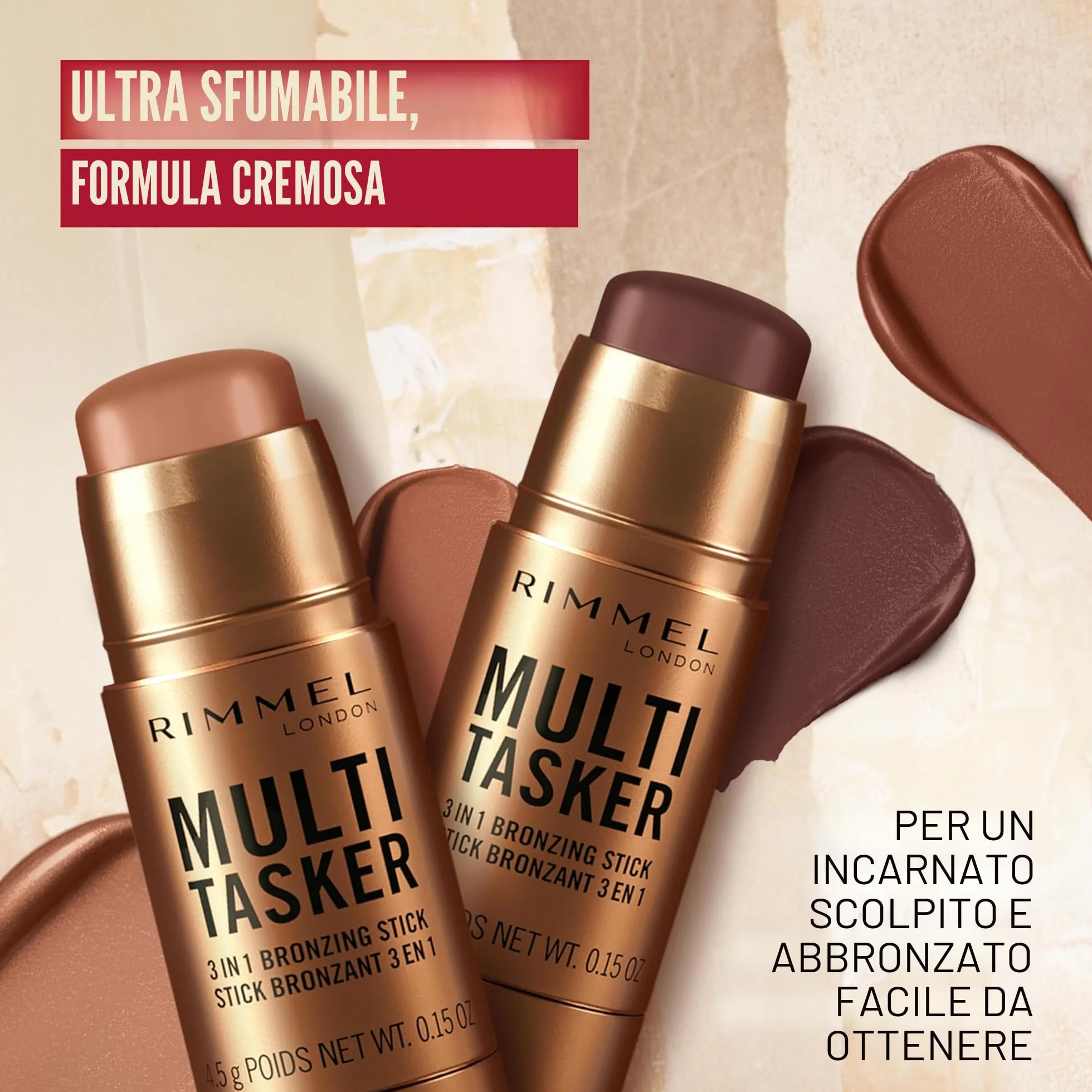 Rimmel Multitasker Bronzing Stick Medium 002 4,5 g