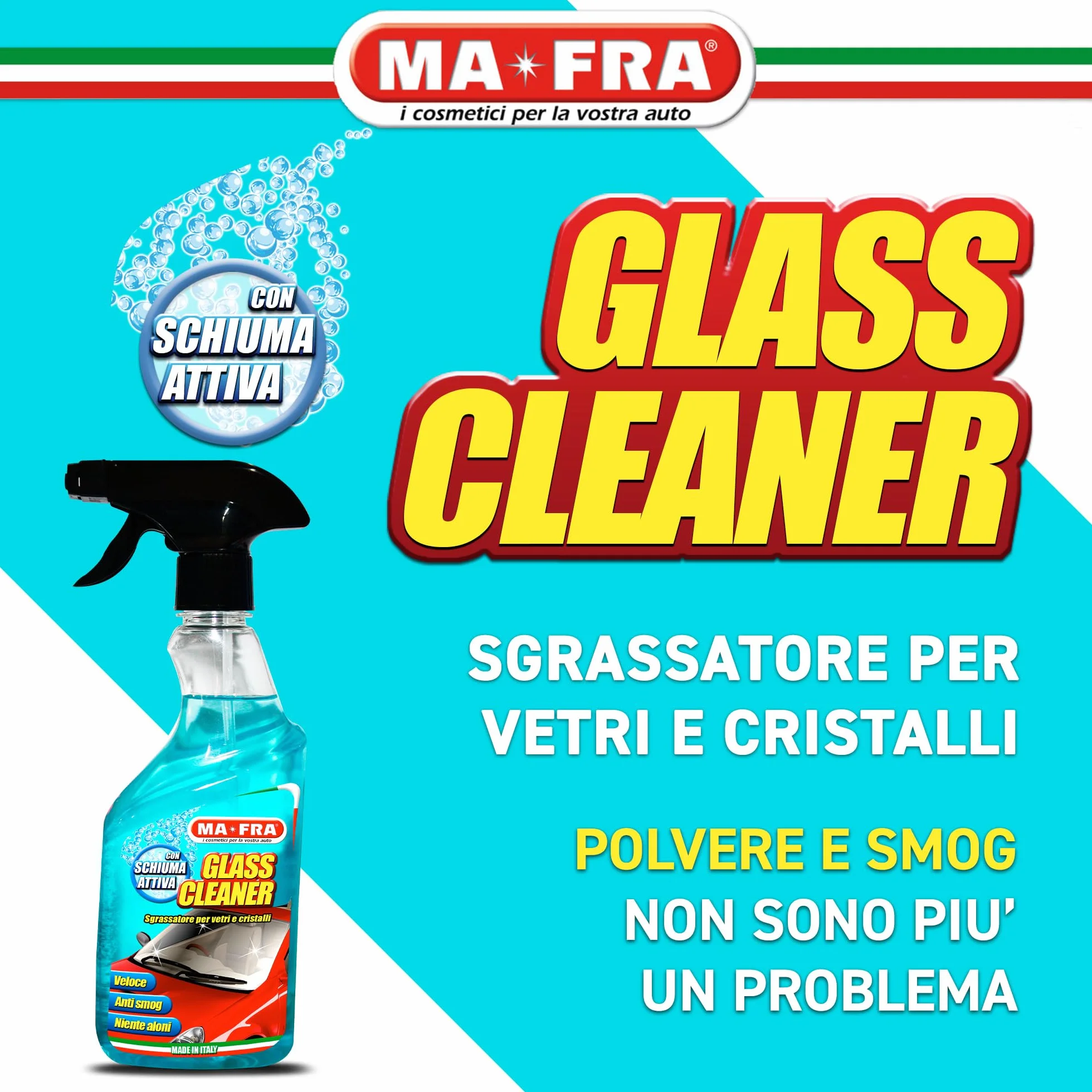 Ma-Fra Glass Cleaner Sgrassatore per Vetri e Cristalli 500ml