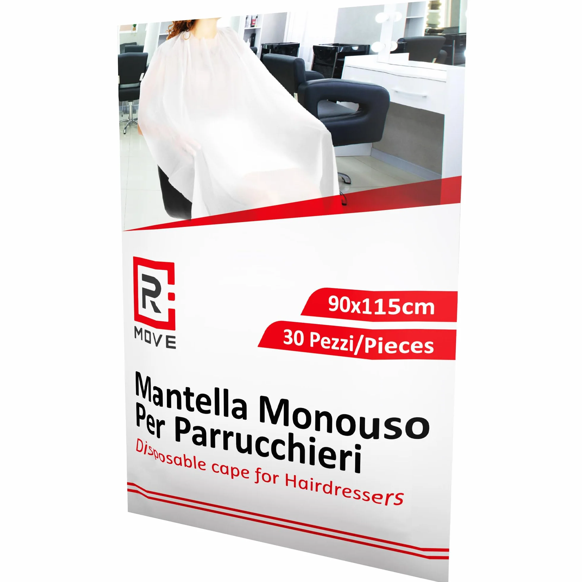Mantelle Monouso per Parrucchieri 90x115cm 3 Confezioni 90 Mantelline
