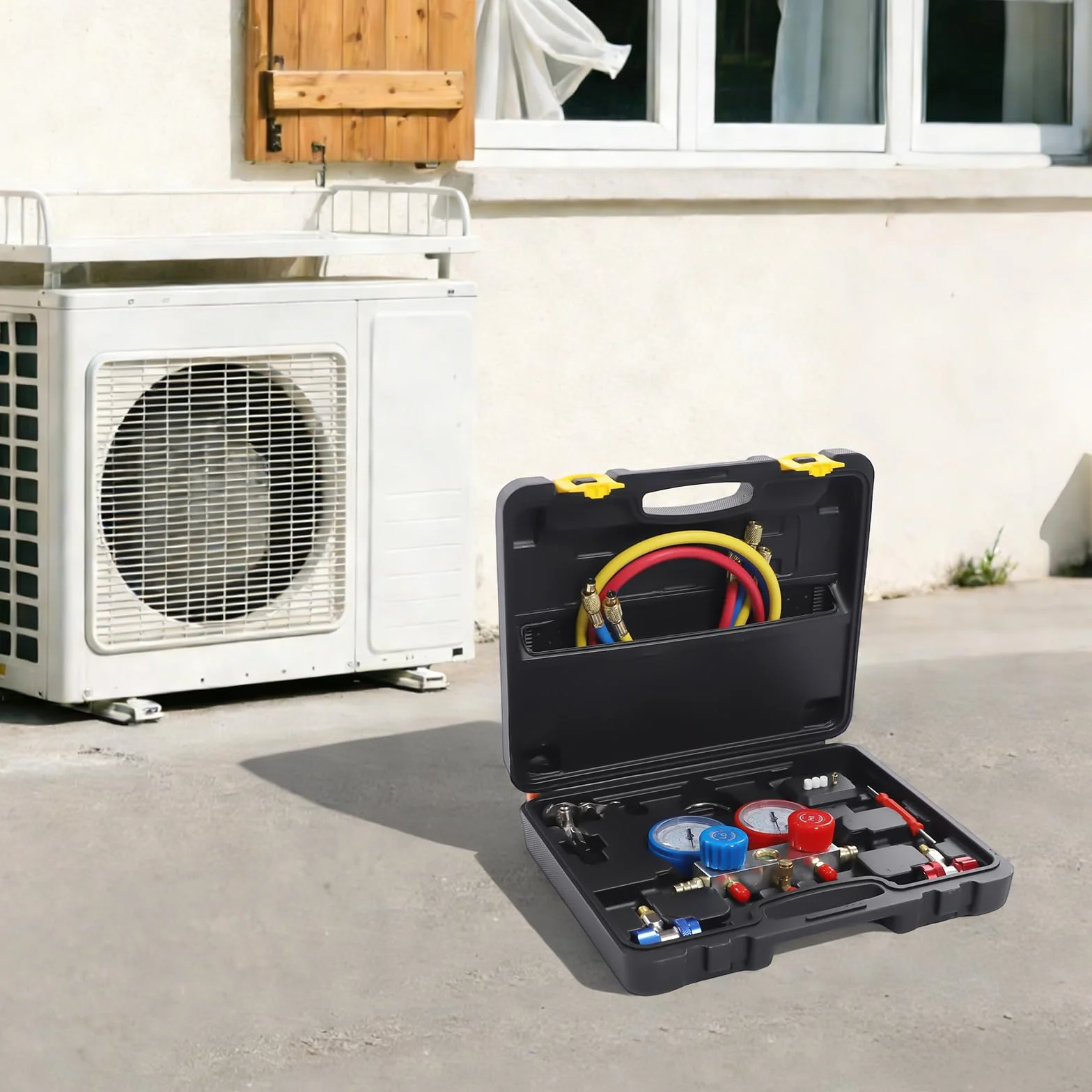 Set attrezzi aria condizionata R134A R410A manifold diagnostici AC