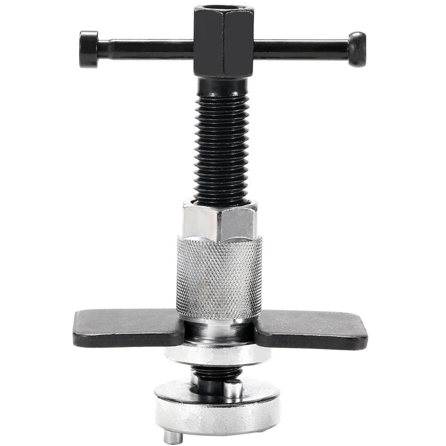 Greluma Strumento riavvolgimento del pistone della pinza freno disco,Strumento riavvolgimento pistone freno,Set strumenti il ripristino delle pastiglie freni posteriori dell'auto con maniglia destra