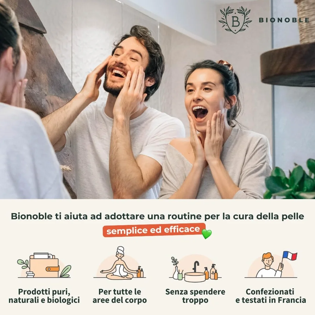 BIONOBLE Olio di Rosmarino per Capelli Bio 50ml - Stimola Crescita, Nutre il Cuoio Capelluto