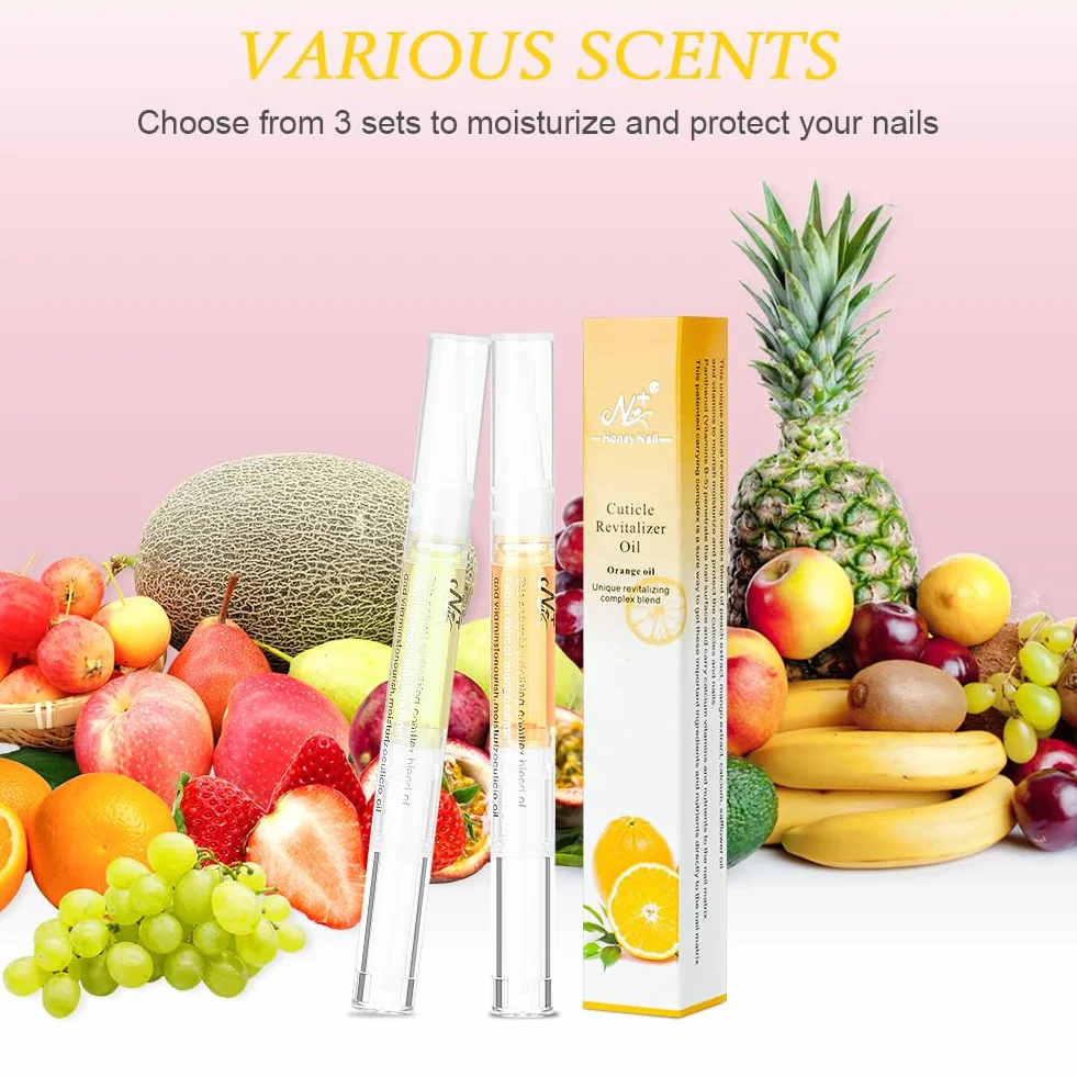 LOPHE Olio per Unghie e Cuticole, 2 Pezzi Penna per Olio Set di Oli per Cuticole, Trattamento delle Unghie, Nail Moisturizer, Nail Care Pen Formula Non Grassa