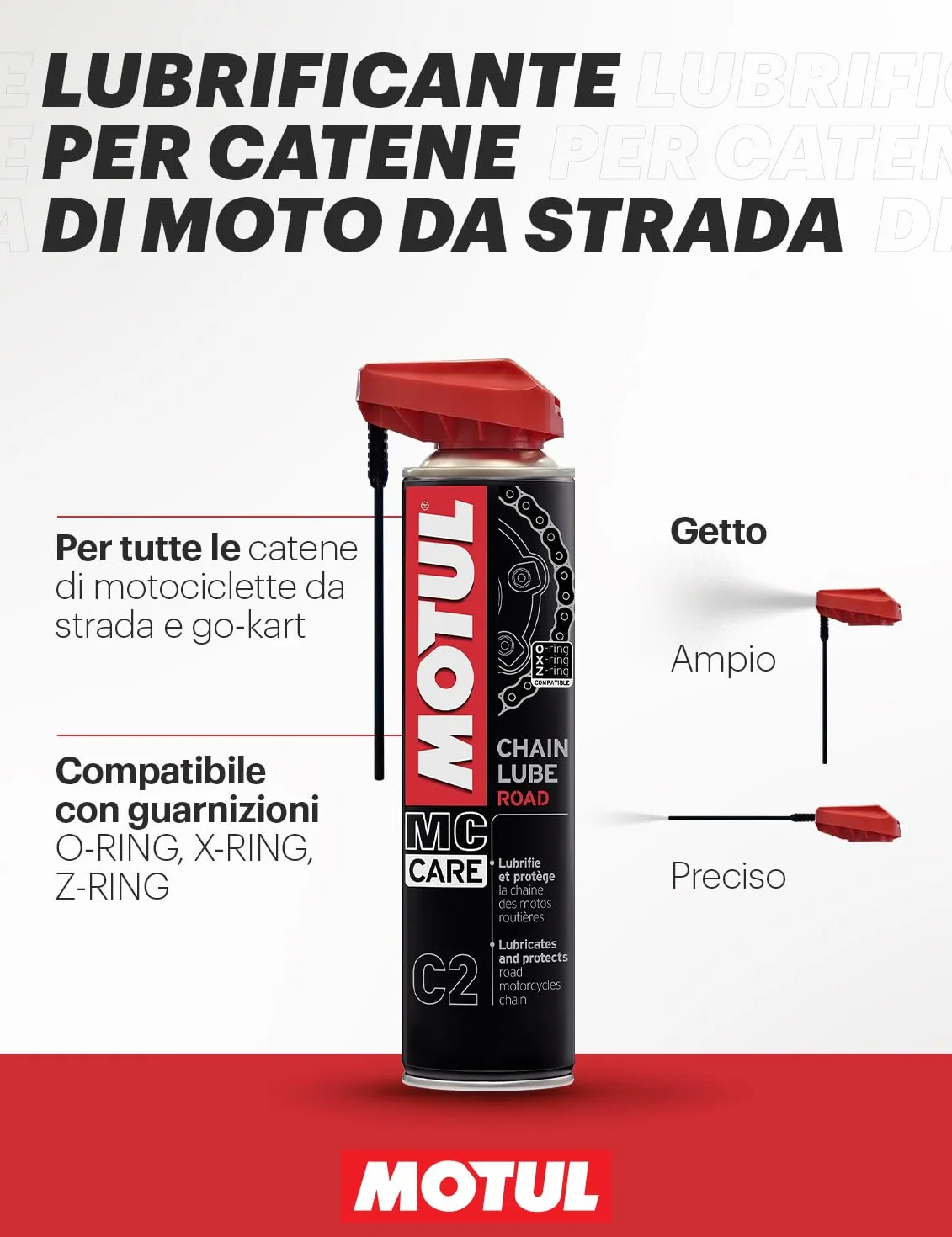 MOTUL C2 Chain Lube Road Lubrificante per catena 400 ml