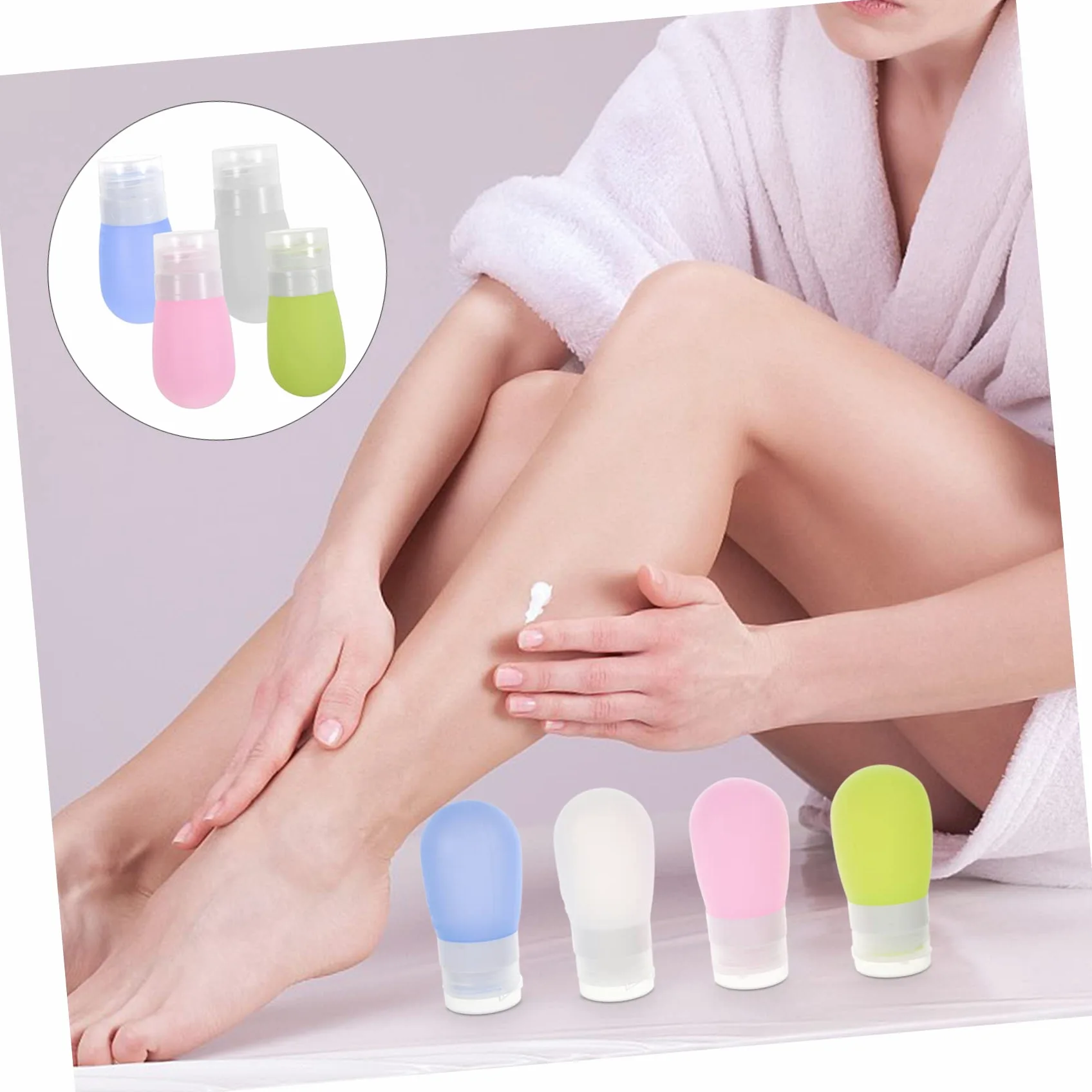 Didiseaon 12 Pz Flaconi Cosmetici Portatili Da Viaggio Flaconi Campione Contenitori Da Viaggio Per Liquidi Piccoli Contenitori Da Viaggio Contenitore Da Viaggio Per Saponette Gel Di Silice