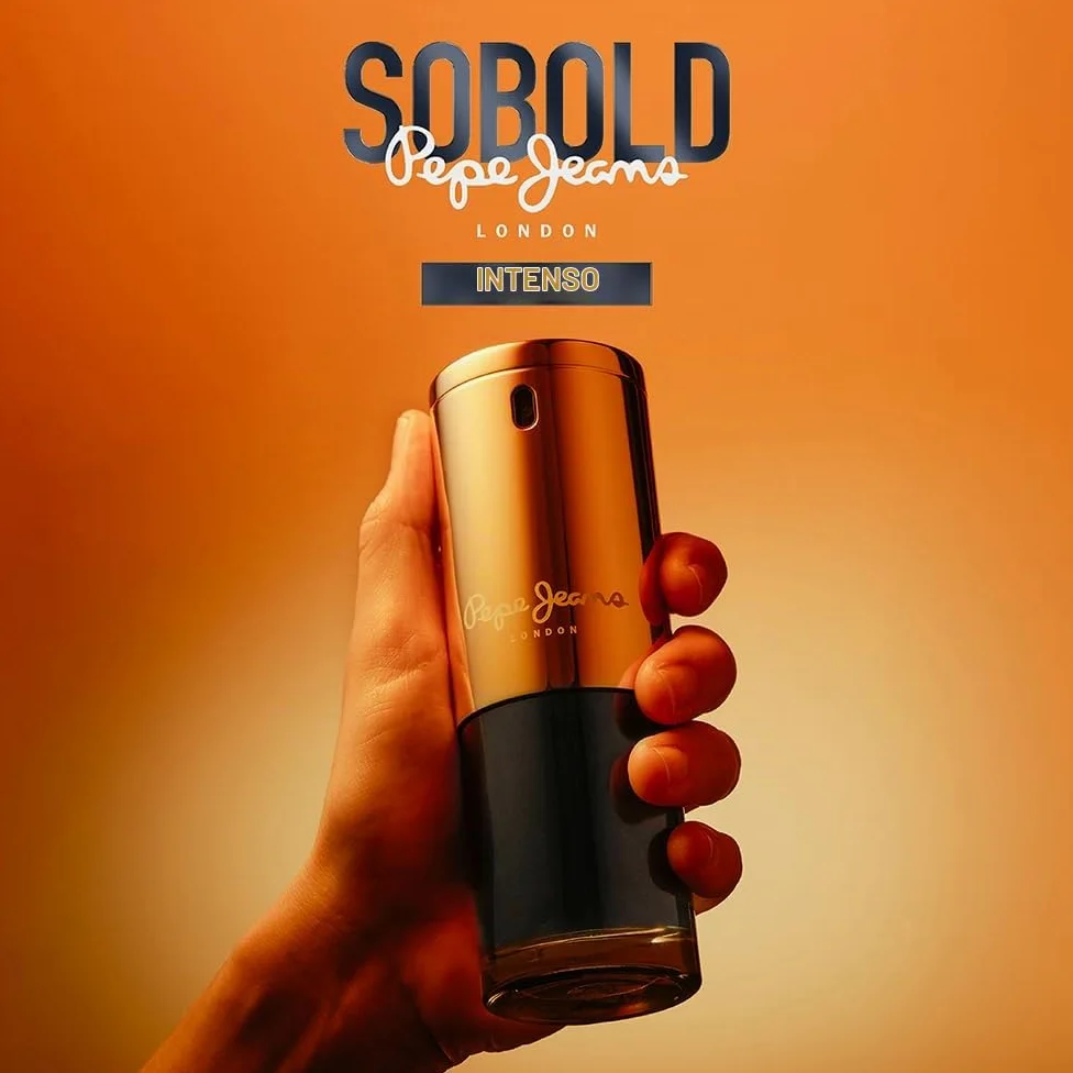 Pepe Jeans SoBold Intense For Him Profumo Uomo 100ml | Eau de Parfum, Fragranza Ambrata e Speziata, Profumi Uomo
