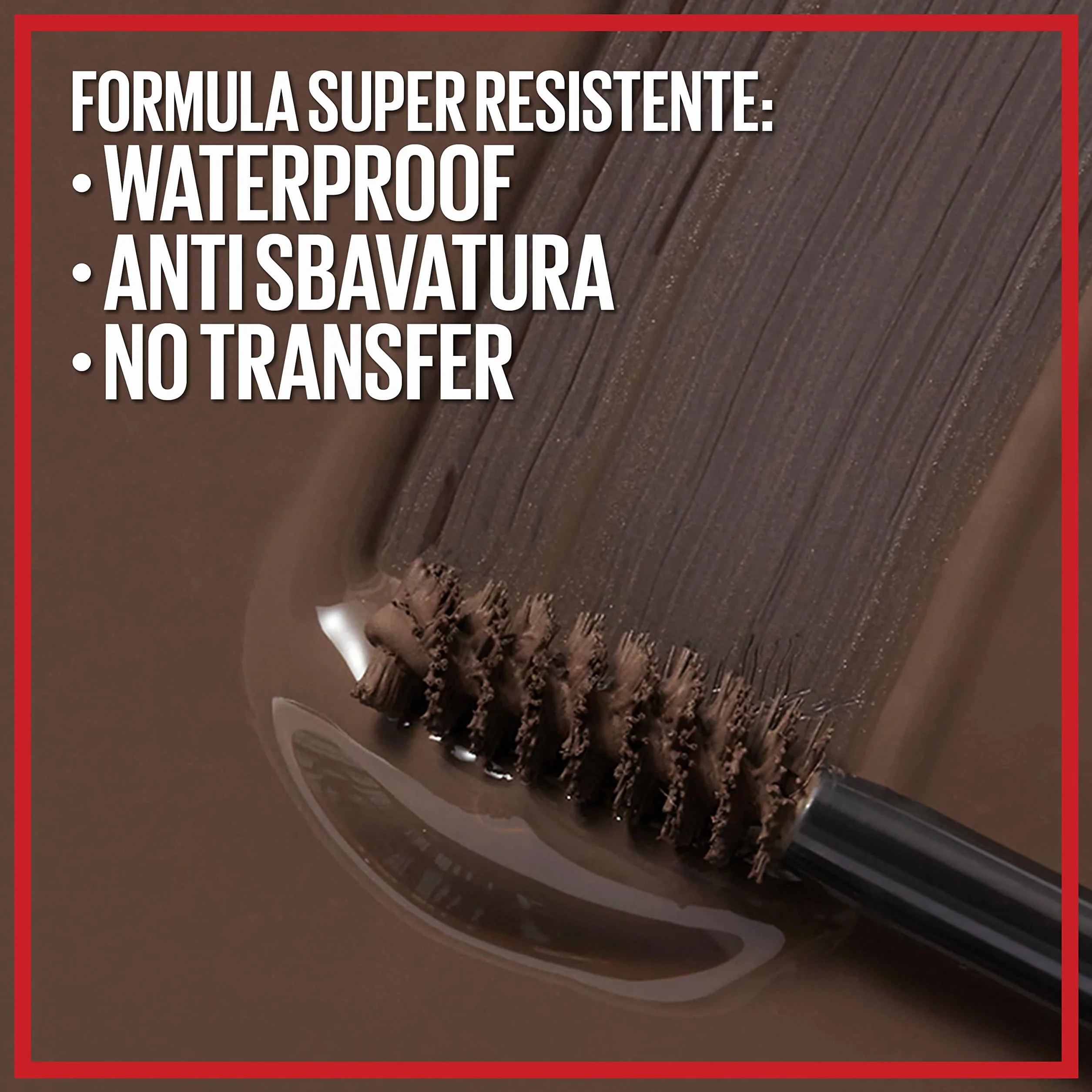 Maybelline New York Gel Sopracciglia, Per un Look Definito, Pieno e Dal Finish Naturale, Tenuta Fino a 36h, Tattoo Brow 3D Styling Gel, 260 DEEP BROWN