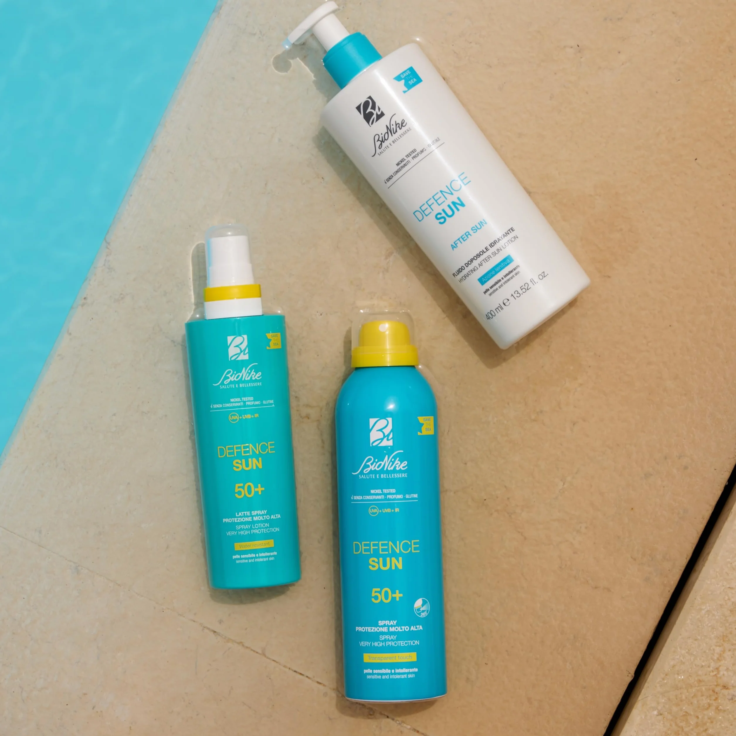 Bionike Defence Sun Latte Spray Solare Transparent Touch 200 ml Pelli Sensibili Intolleranti Waterproof