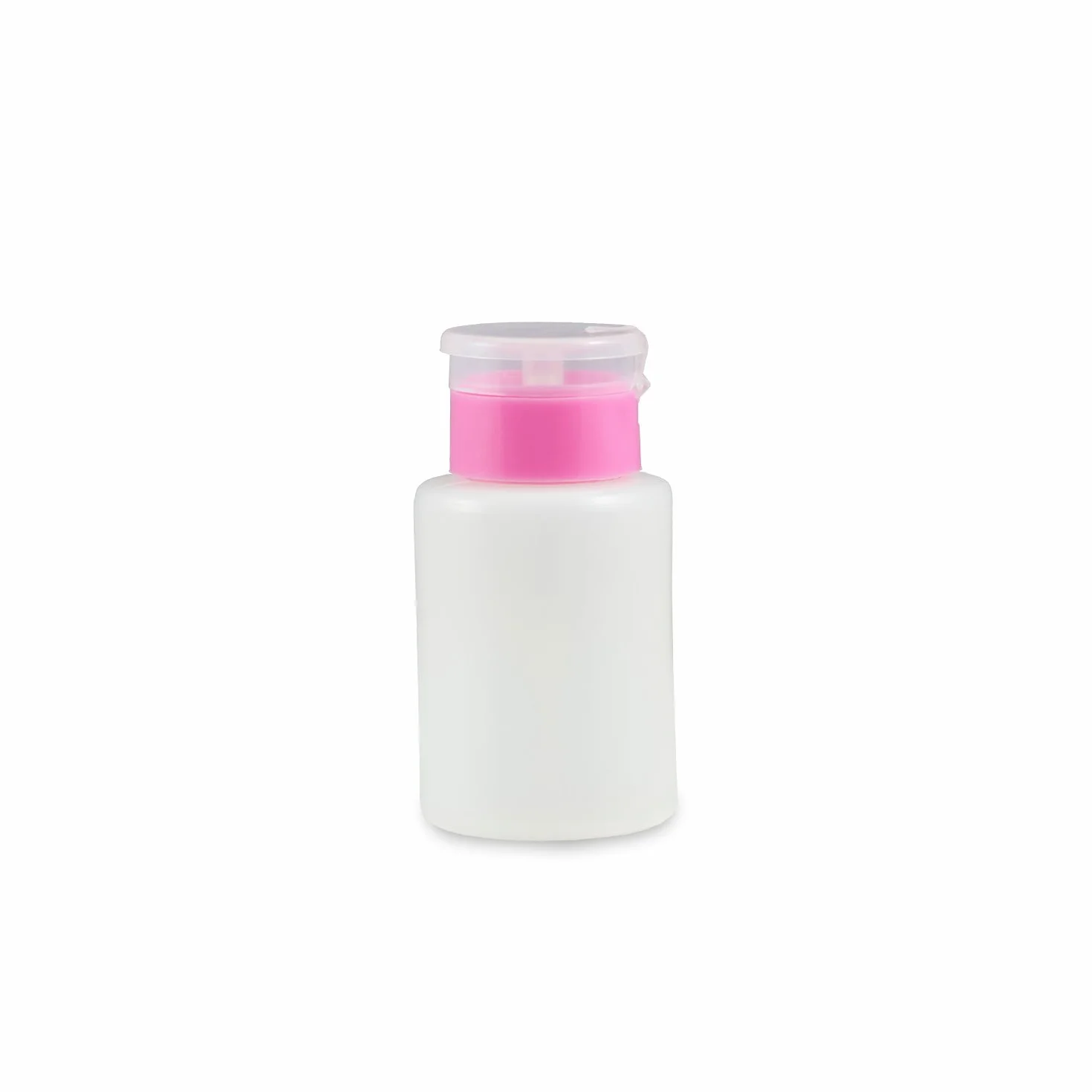 NAILS FACTORY N&BF Flacone per Cosmetici con Dispenser a Pompa Bianco/Rosa Capacità 150 ml