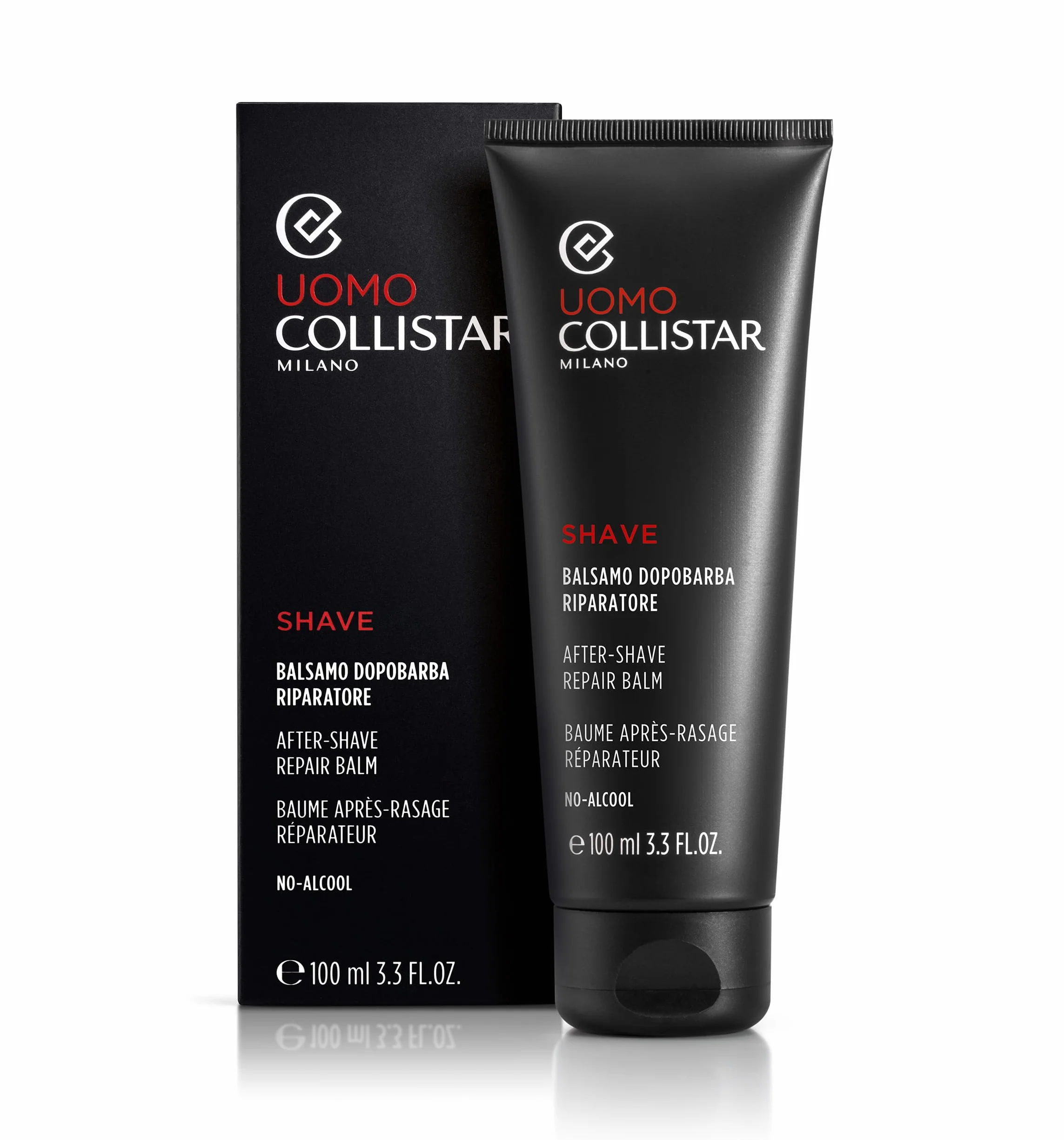 Collistar Uomo Detergente Scrub Viso e Barba, Deterge ed Esfolia, Effetto Detox Purificante, 100ml