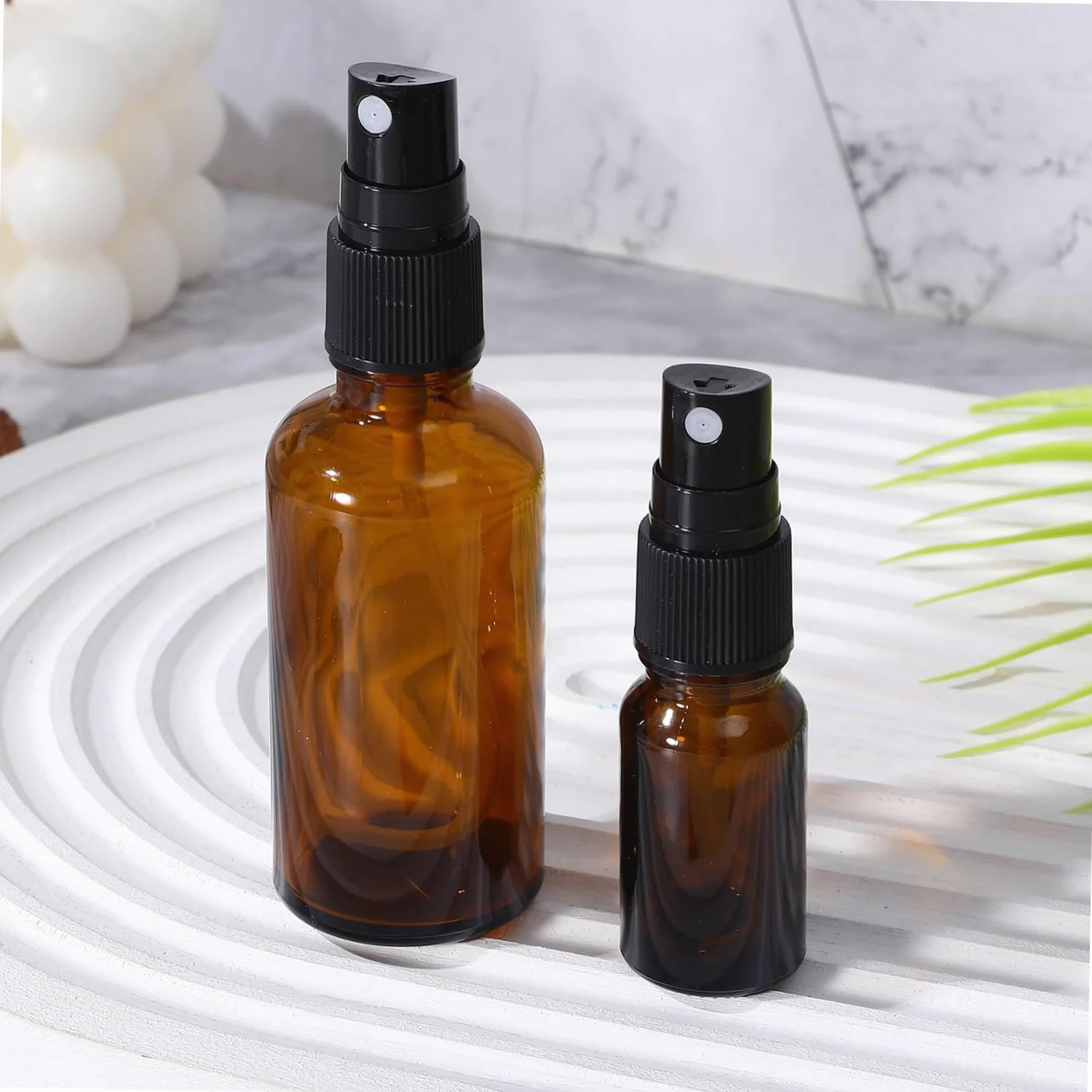 Gatuida 10pezzi Spray in Vetro Vuoti Riutilizzabili e Ricaricabili Spray Per Essenziali e Cosmetici Viaggio