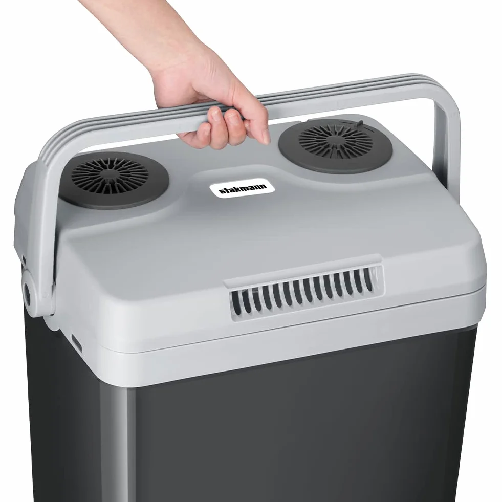 Frigorifero Elettrico Portatile 32 Litri, Mini Frigo 230V 12V, Freddo e Caldo per Camion Auto Campeggio