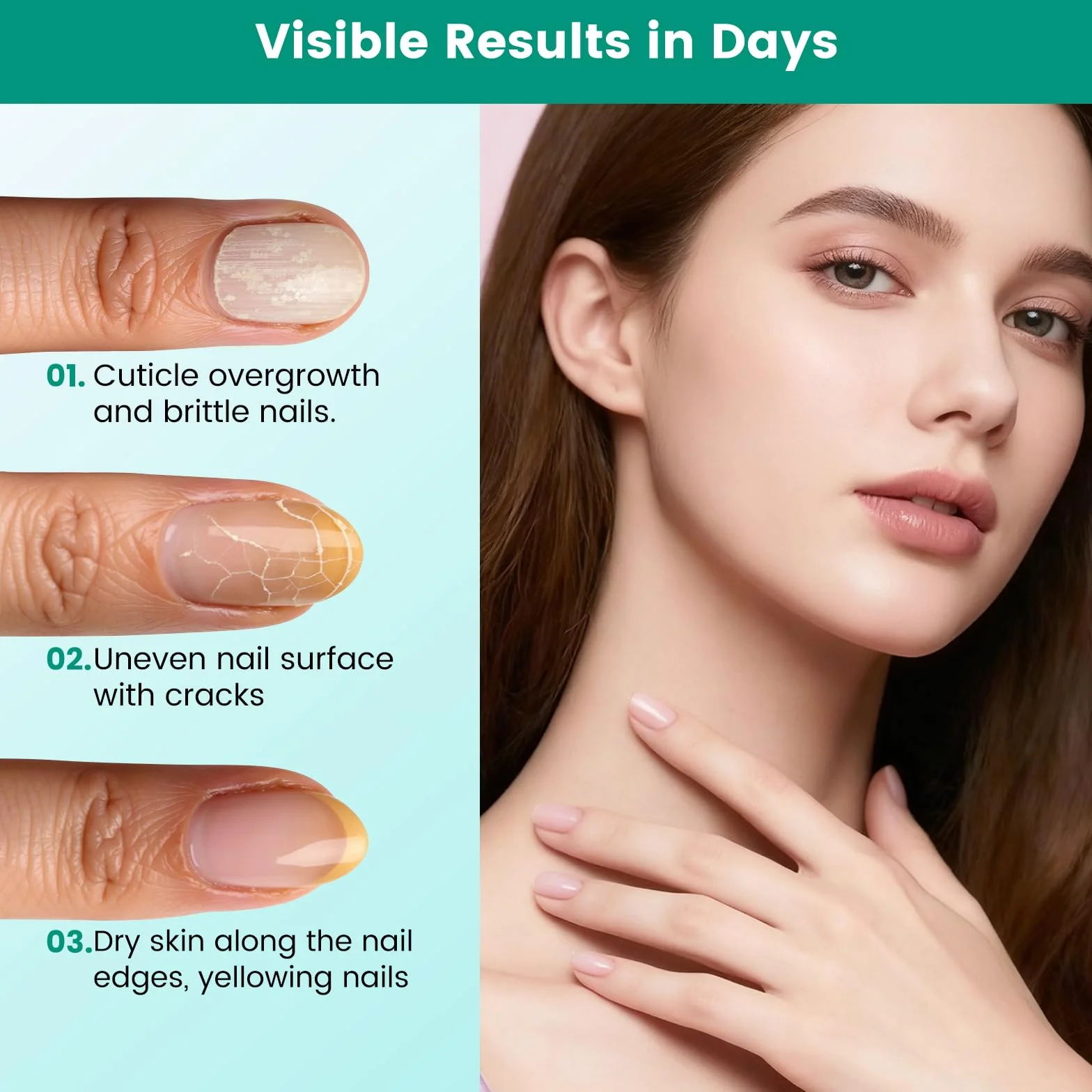 3 pennarelli per rimozione cuticole e olio per unghie: Penna per cura delle cuticole con punta in ceramica 3-in-1, olio per cuticole e spingi cuticole - Penna per la cura delle unghie e olio per
