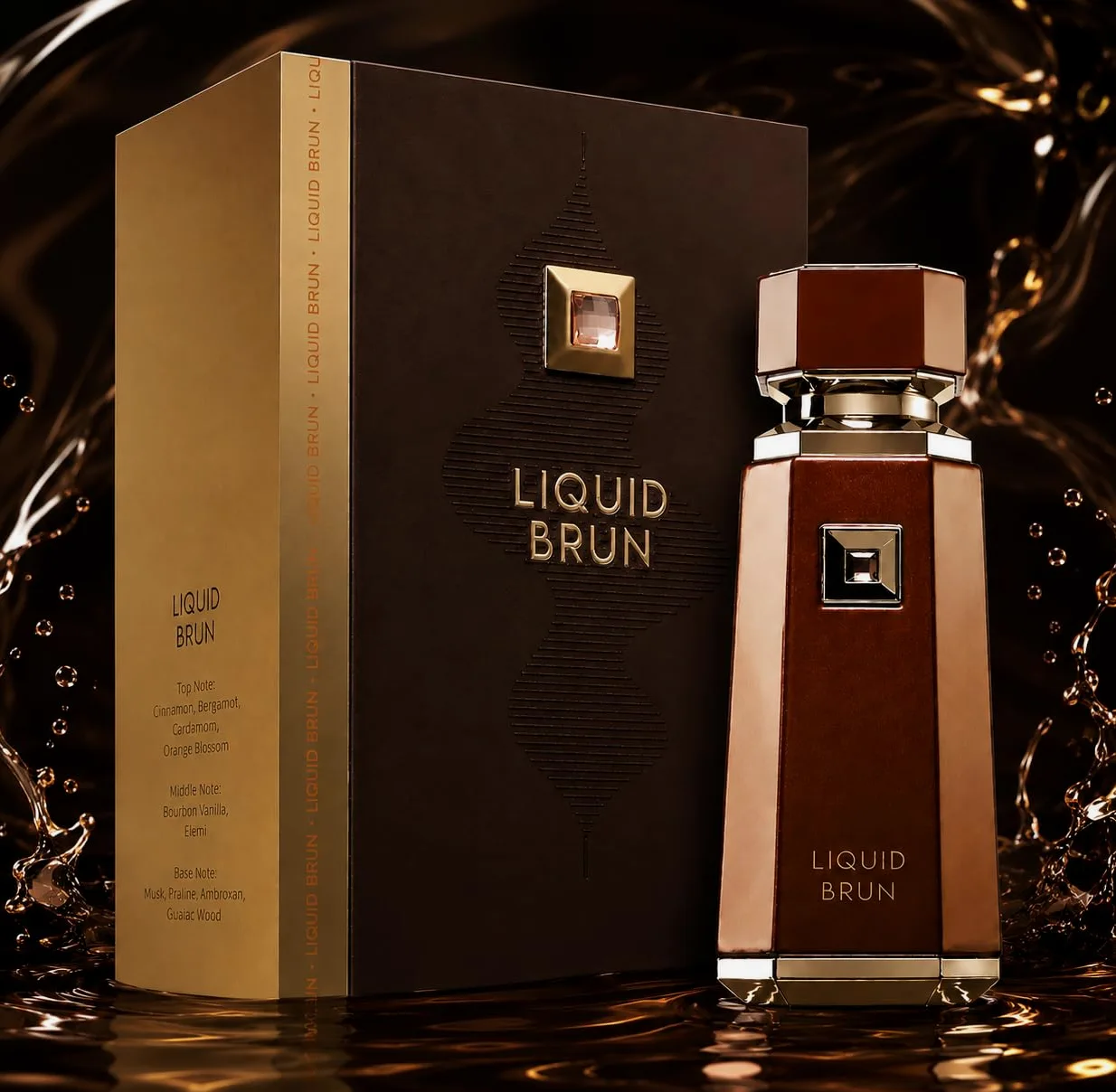 Liquid Brun fragranza unisex da 100 ml + campioncino in omaggio da borsetta da 5 ml