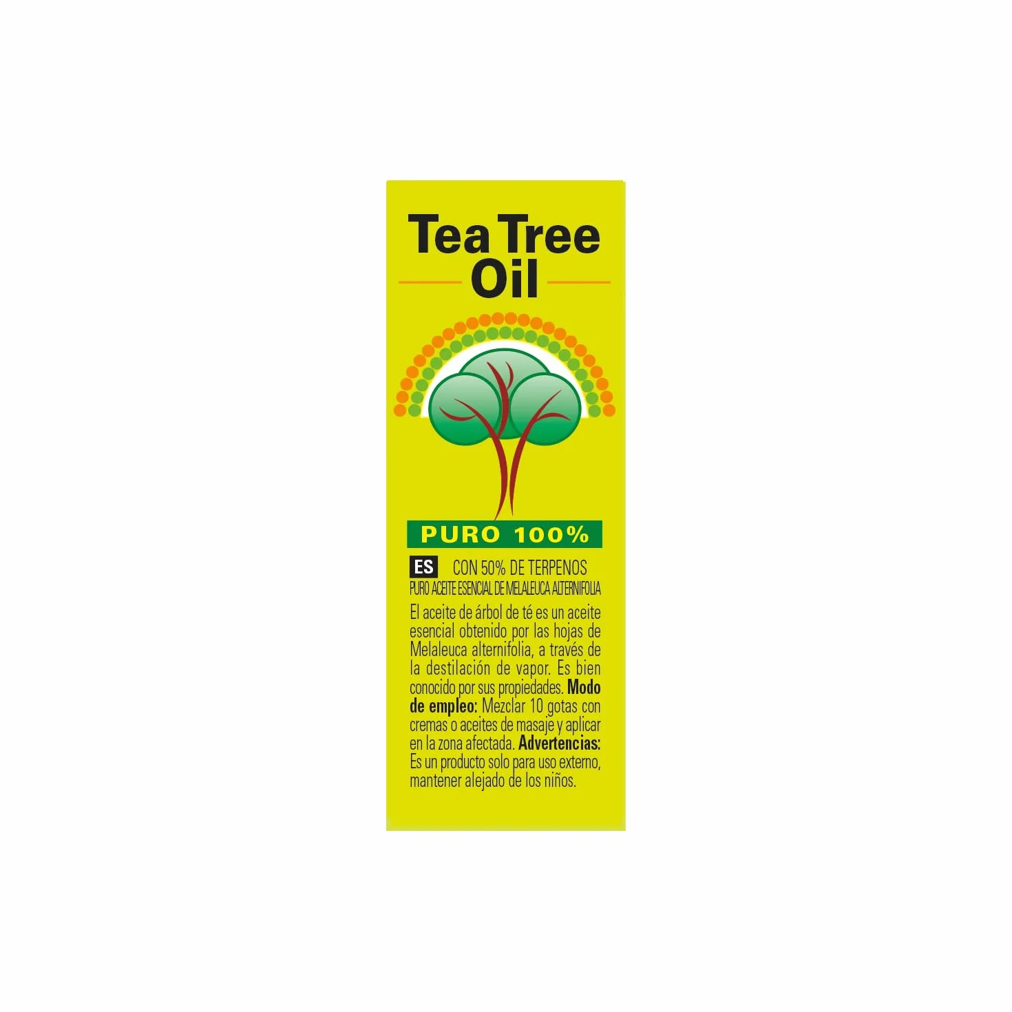 Naturando Tea Tree Oil 10 ml Puro Olio 100% di Melaleuca Alternifolia