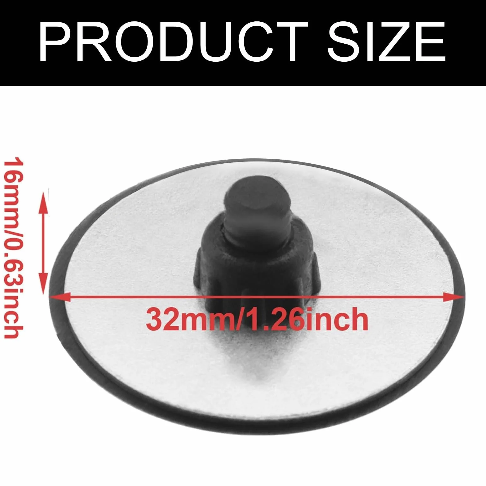 Amacoam Tappi ciechi da 32 mm, copertura tergicristallo posteriore e antenna per portellone