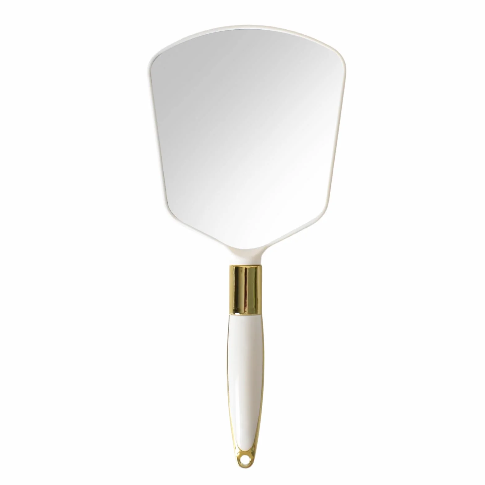 Beauty Specchio Ovale, Specchio Portatile con Manico, Specchios Portatile con Manico dal Design Ergonomico, Ingrandimento Specchios Cosmetico, Make Up per Cura Viso e Capelli