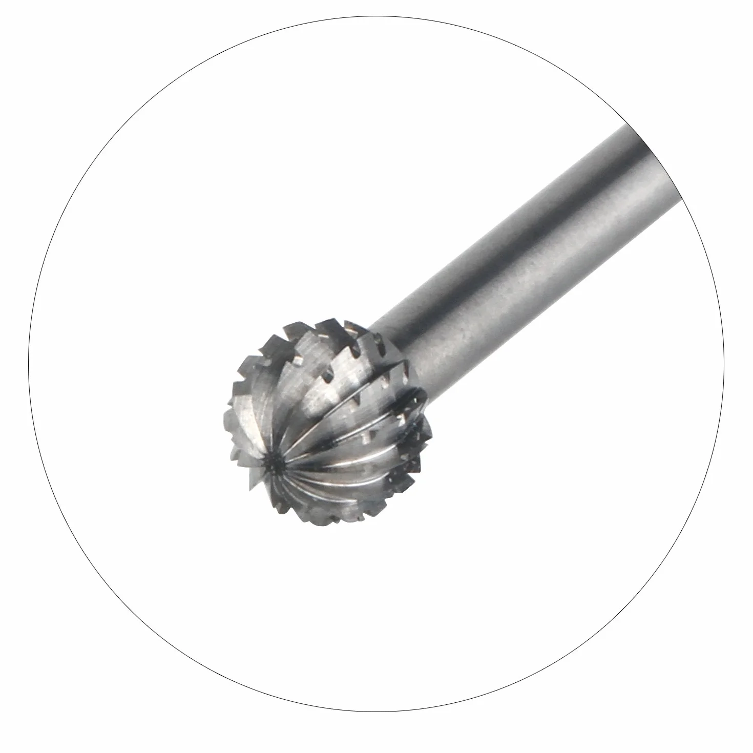 JCMaster Punta a sfera in carburo per fresa unghie professionale grana grossa manicure pedicure