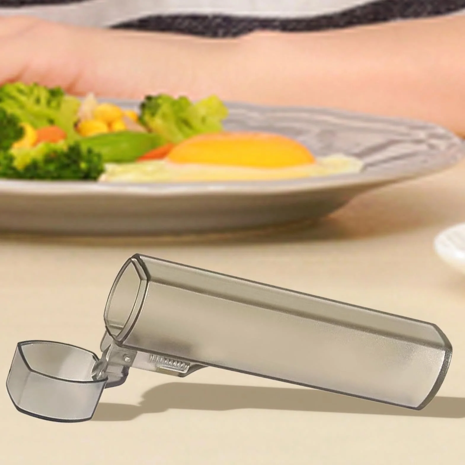 Porta stuzzicadenti da borsetta | Custodia portatile da viaggio per stuzzicadenti, trasparente, leggera, contenitore per stuzzicadenti con coperchio, per esterni, cucina e ristoranti