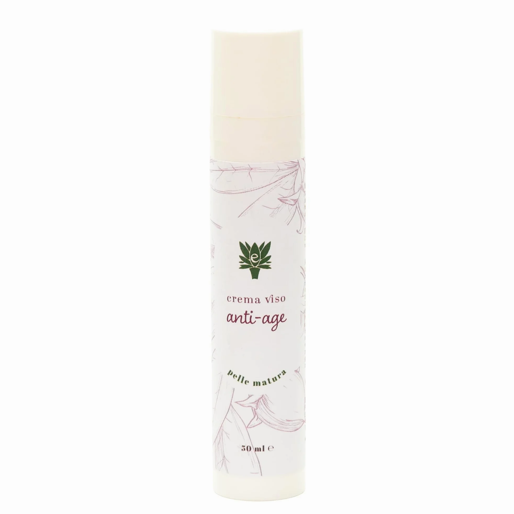 Crema Viso Anti-age tonificante donna e uomo, antiage rassoda e tonifica, crema viso donna e uomo Flacone airless 50ml