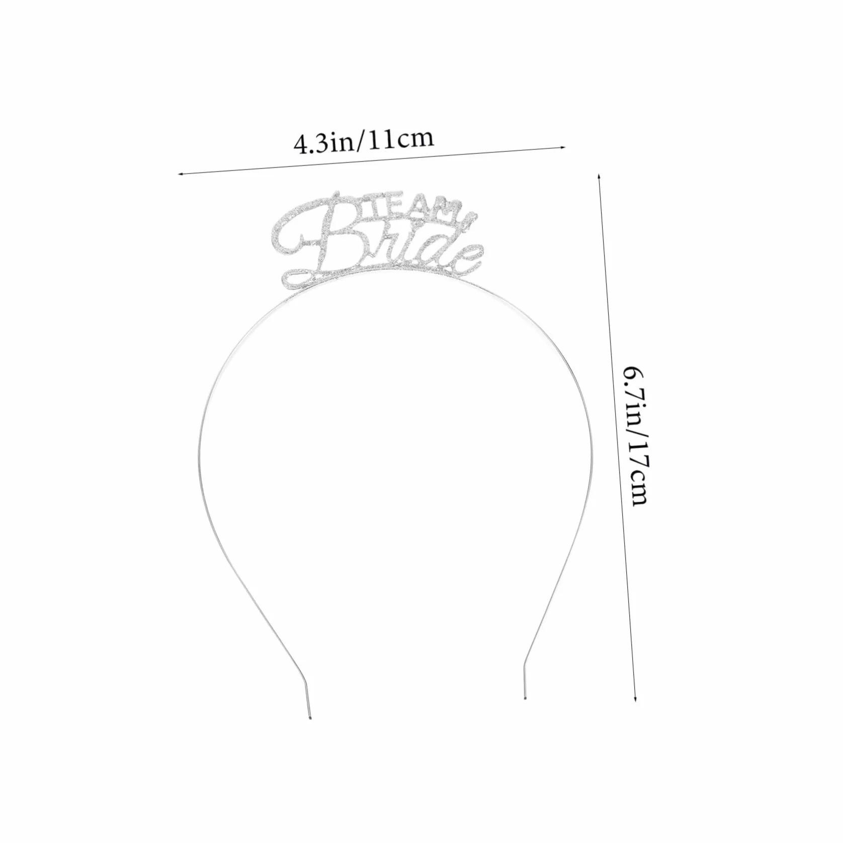 Fascia Per Chioma in Metallo Per Addio Al Celibato Set 3 Pezzi Decorazioni Per Feste Singole Copricapo Resistente e Attraente Per Serate Tra Ragazze