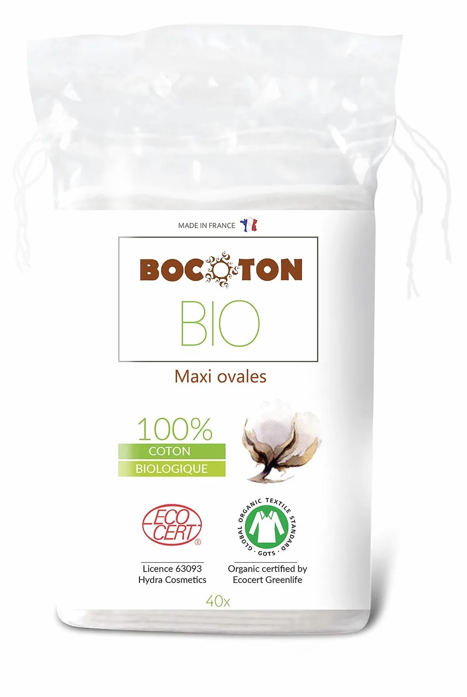 960 Maxi ovali struccanti, 100% cotone biologico certificato Ecocert, più morbide di un cotone lavabile, economico e pratico, per uso cosmetico e cura della pelle