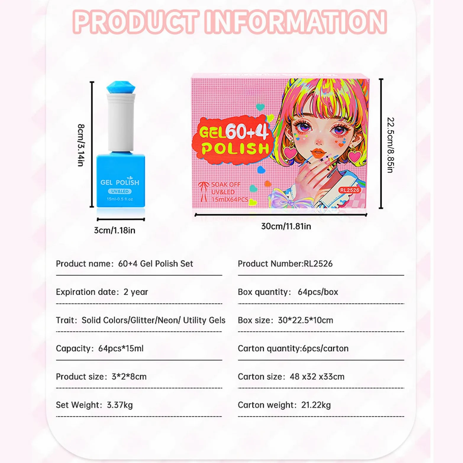 Kit Smalto Gel Asciugatura Rapida con 60 Colori e Lunga Durata per Prodotti | Smalto Gel Per Unghie Per Vacanza Festa Salone Casa Viaggio Matrimonio Sposa Spa Cura Party Quotidiano