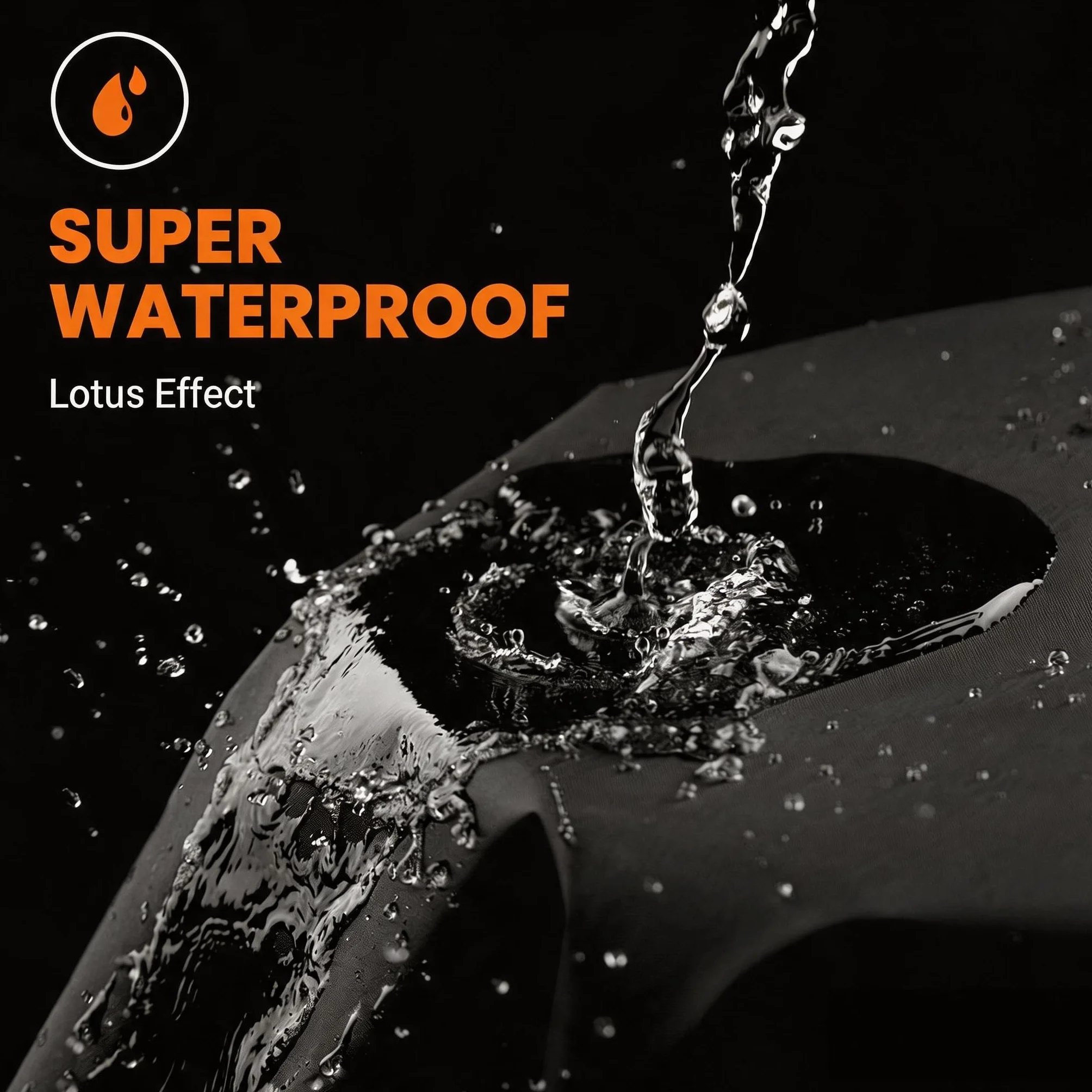 Favoto Copertura Moto Impermeabile XXL Oxford Antipolvere Protezione UV 245x105x125cm Nero Argento