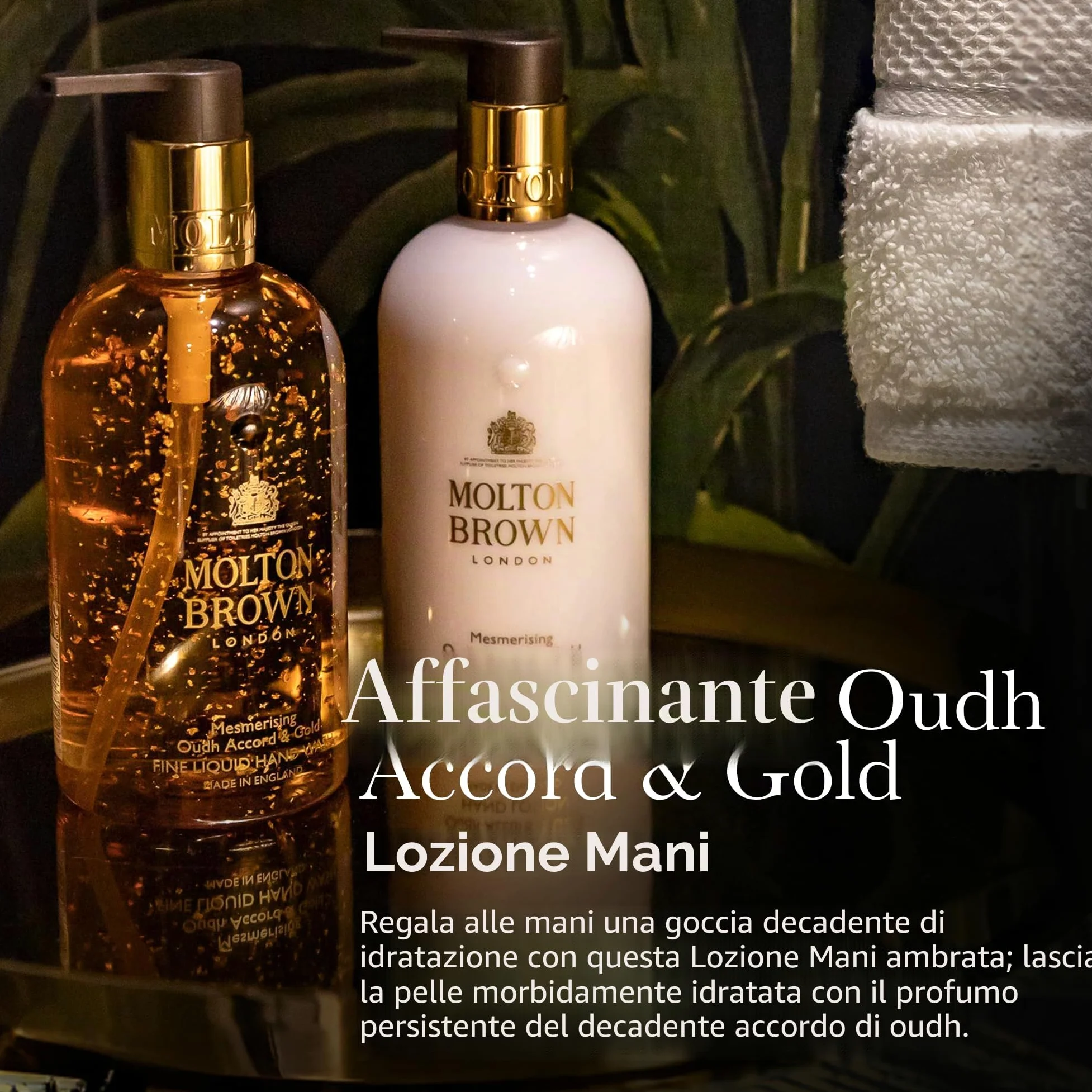 Molton Brown Mesmerising Oudh Accord & Gold lozione mani 300 ml