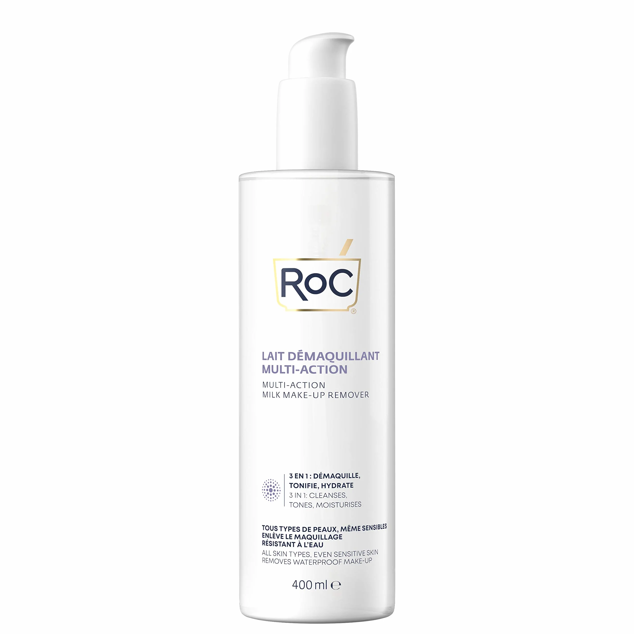 RoC Struccante al Latte 3 in 1 Detergente Viso 400 ml