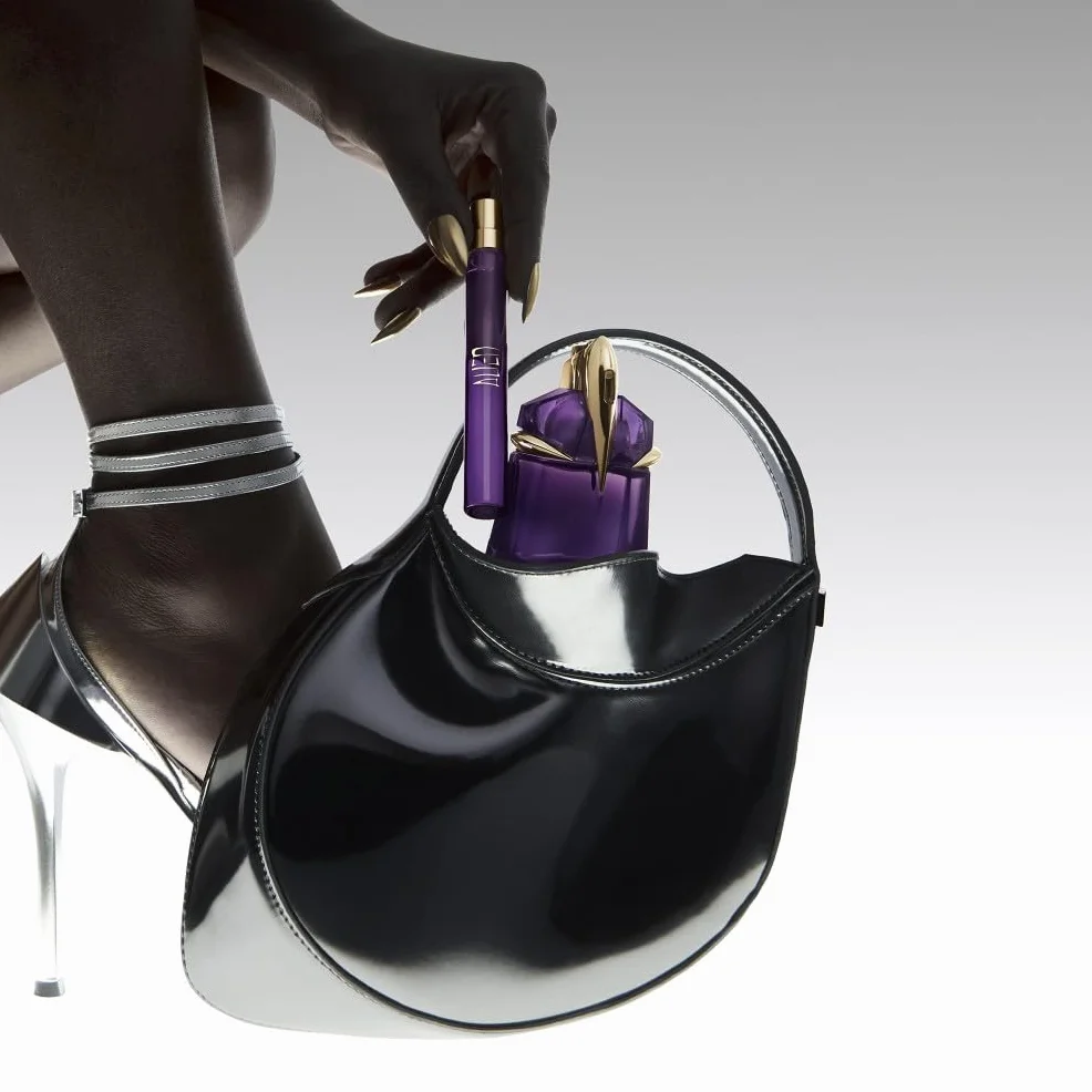 MUGLER Alien Eau de Parfum per Donna, Ambra, Gelsomino, Ricaricabile