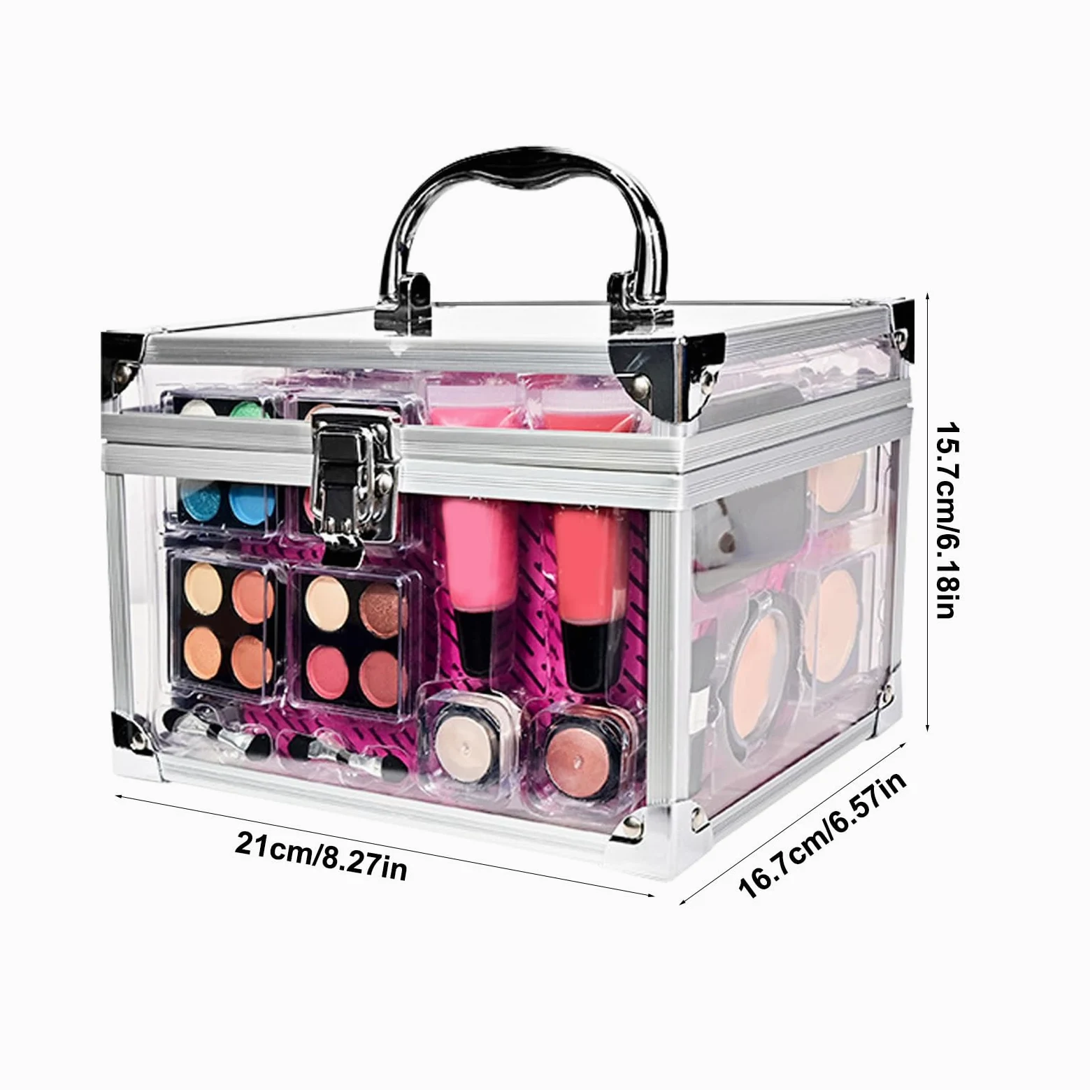 Kit Trucco per Principianti Set Da Viaggio Compatto Con | Valigette Per Uso Quotidiano Halloween Matrimoni Teatro E Spettacoli