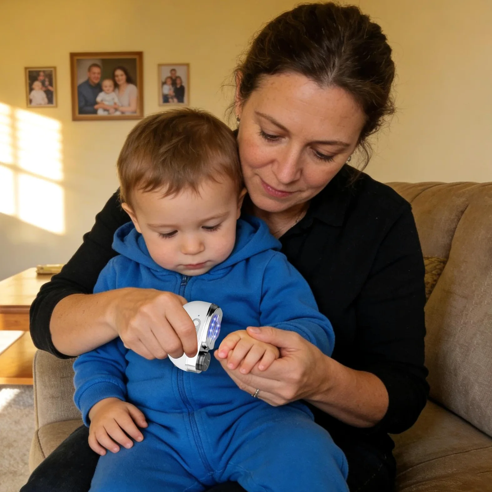 Tagliaunghie Elettrico per Anziani con 3 Velocità Regolabili | Tagliaunghie Ricaricabile Silenzioso con Raccolta Ritagli per Piedi Unghie Incarnite Manicure Pedicure Bambini Anziani Uomo