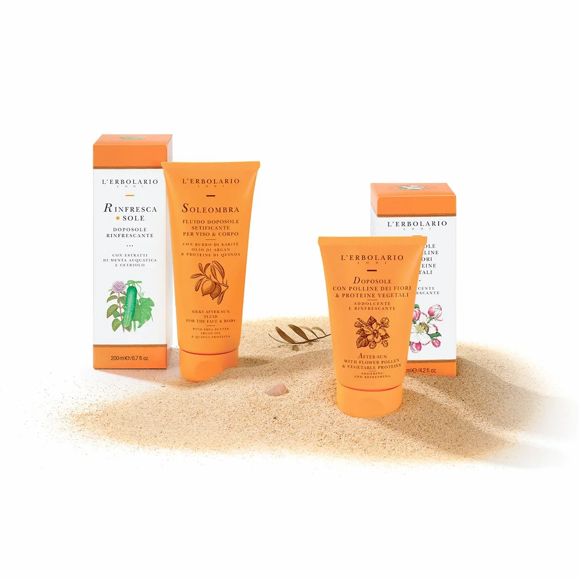 L'Erbolario Crema Illuminante Doposole - Idratante e Nutriente con Aloe Vera e Oli Naturali - Per Tutti i Tipi di Pelle - Made in Italy - 200 ml