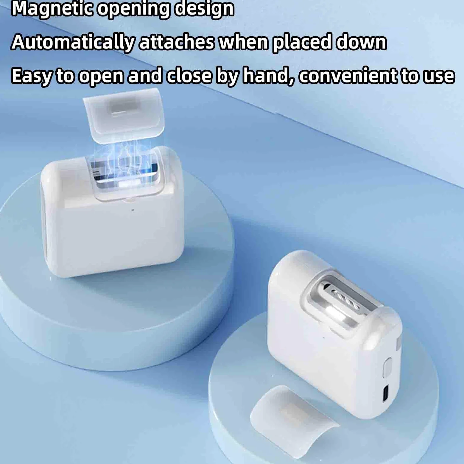 Tagliaunghie Elettrico Uomo Professionale Taglia Unghie Per Mani Tronchesino Automatico Impedisce Che I Frammenti Di Unghie Volino Ovunque Ricaricabile Automatica (White,55x56x25 mm)