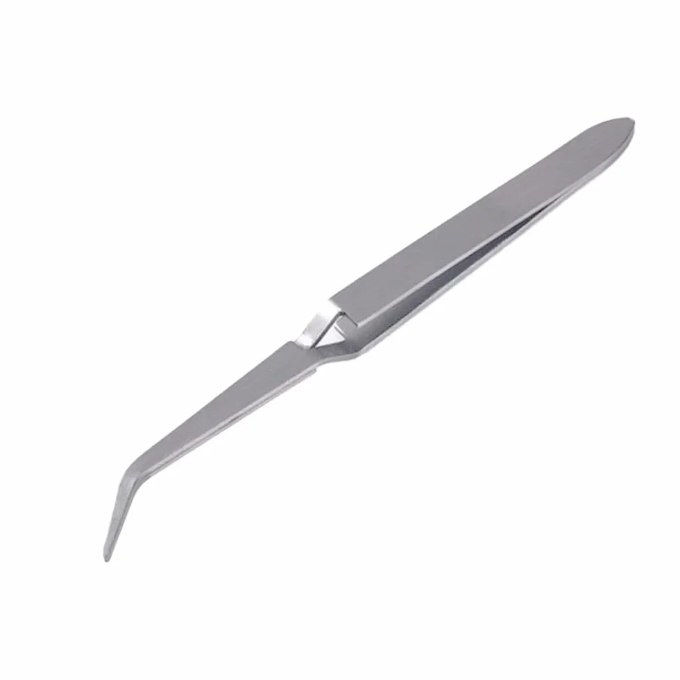 Pinzette per Unghie in Acciaio Inox, Pinze Manicure Multifunzione per Unghie Gel