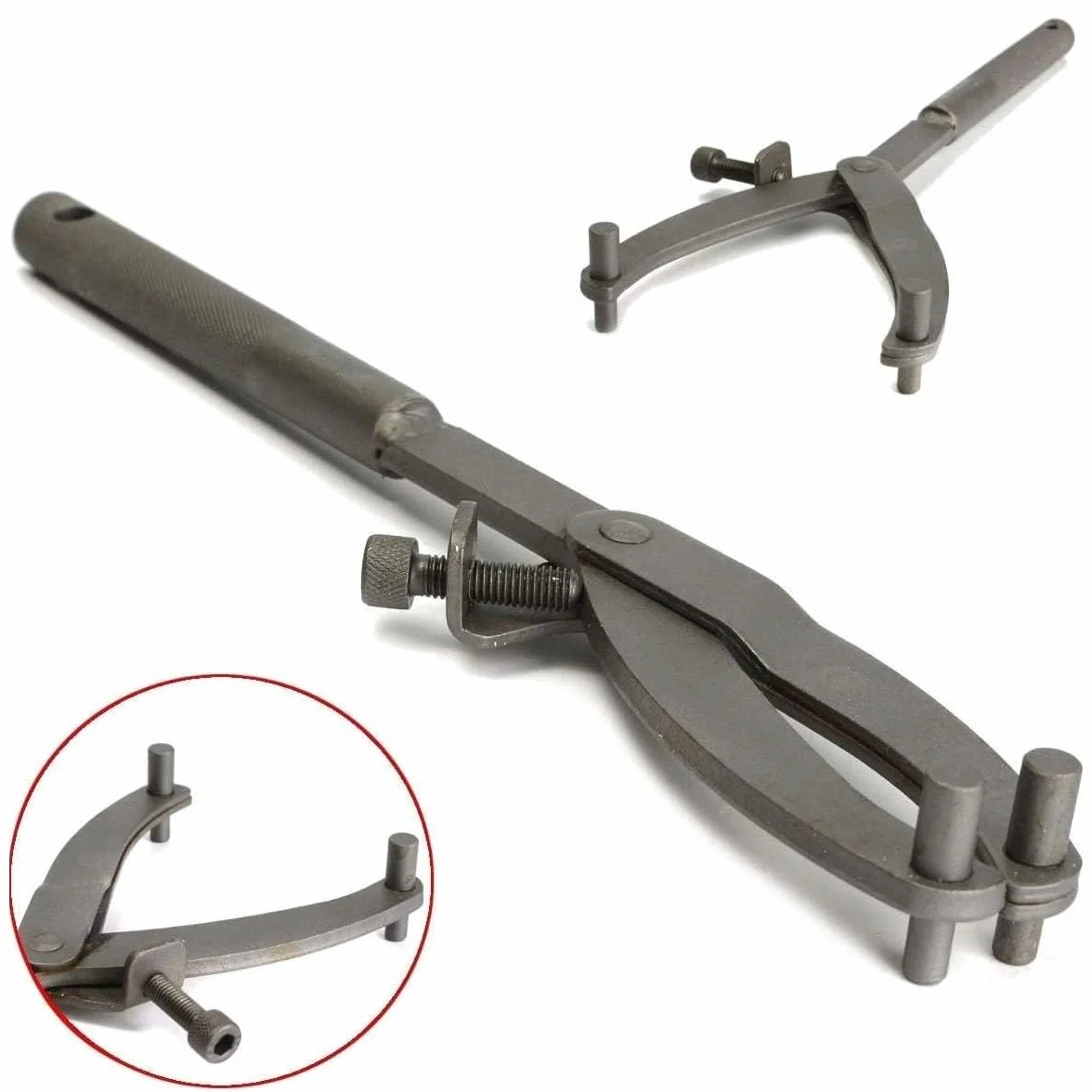 Chiave Blocca Volano per Moto, Strumento Rimozione Variatore, Tipo Y Regolabile