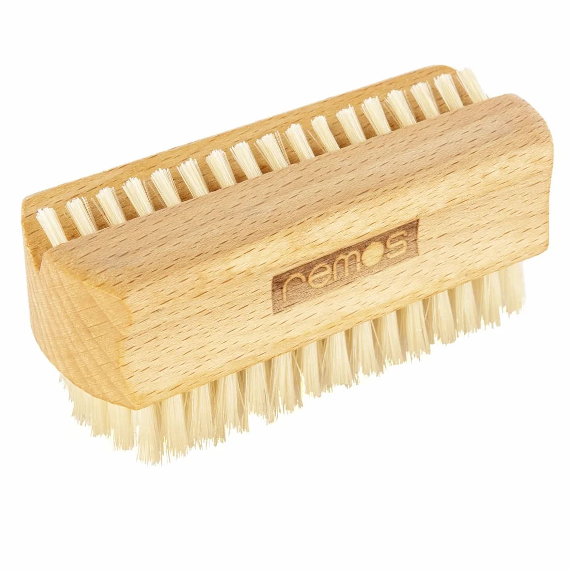 REMOS Spazzola per mani e unghie in legno di faggio con setole naturali