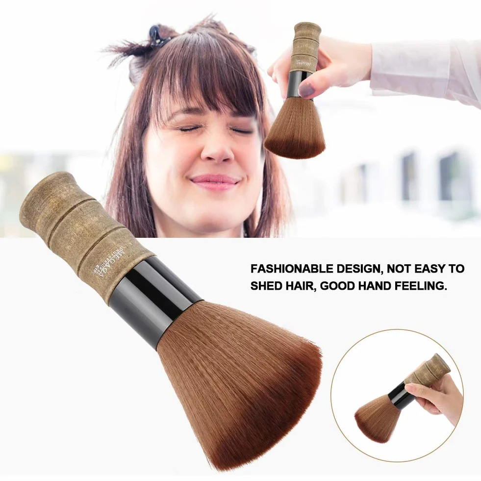 Collo duster brush, soft barber face duster spazzola per capelli fibra hair salon cutting parrucchiere spazzola per capelli spazzare neck tool per ogni barbiere o salone