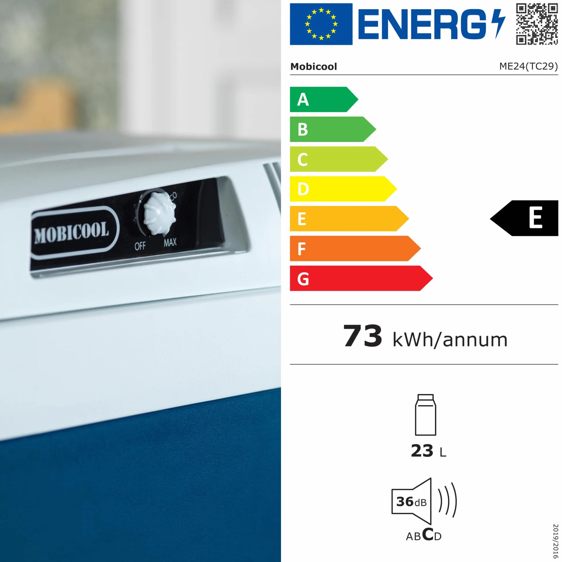 Mobicool ME27 Frigorifero Elettrico Portatile 26 Litri 12V 230V