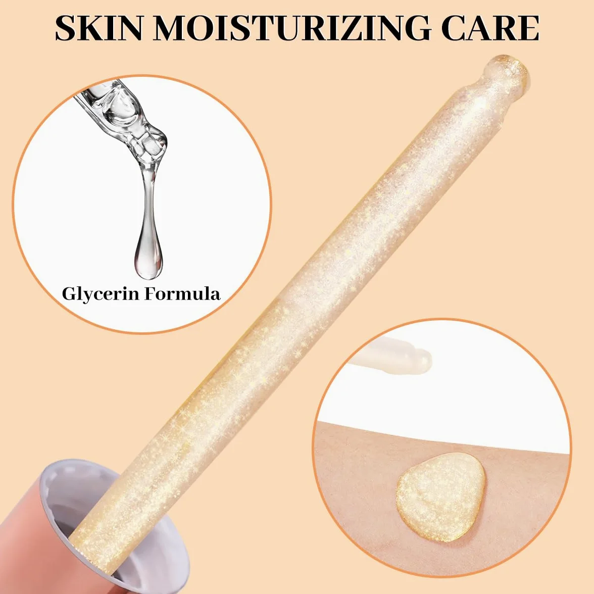 UCANBE Illuminanti per il trucco Idratata Setosa Illuminante Liquido Viso Corpo Come Regalo di San Valentino (Oro Champagne 01)