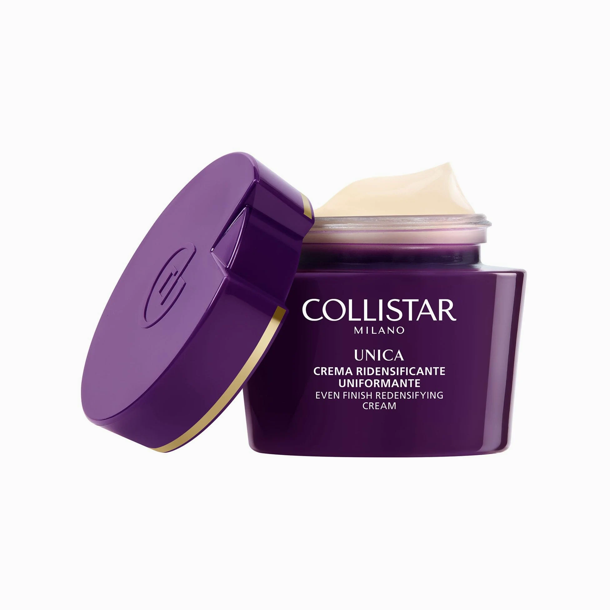 Collistar Unica Crema Viso Uniformante, Rende la Pelle Luminosa e Uniformata, Texture Ricca e Vellutata, Stimola la Produzione di Collagene, Senza Siliconi, 50 ml