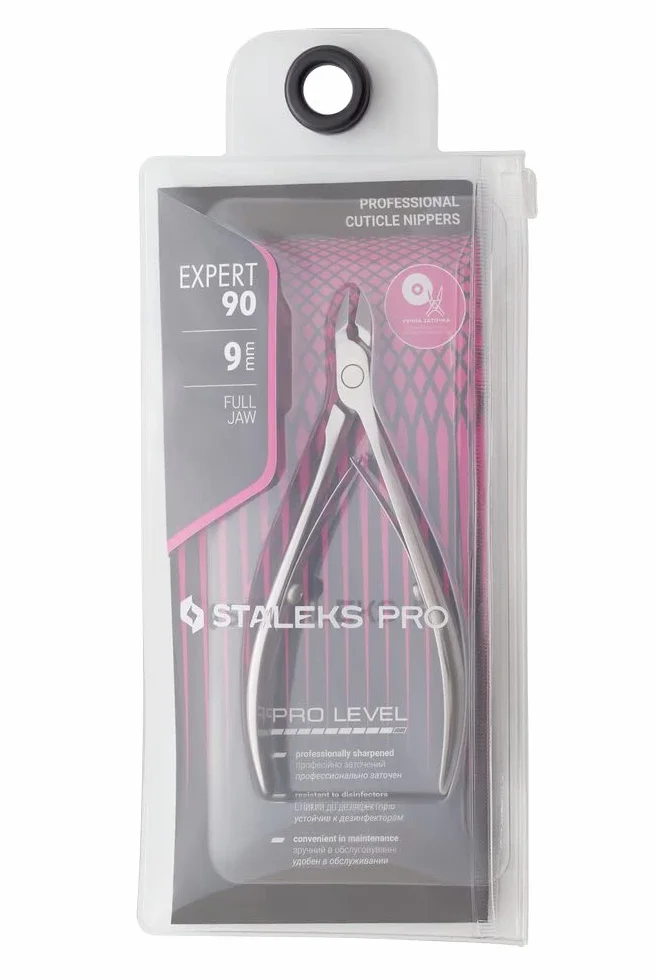 STALEKS Pro Fessionelle - Pinza per unghie Expert 90 (9 mm)