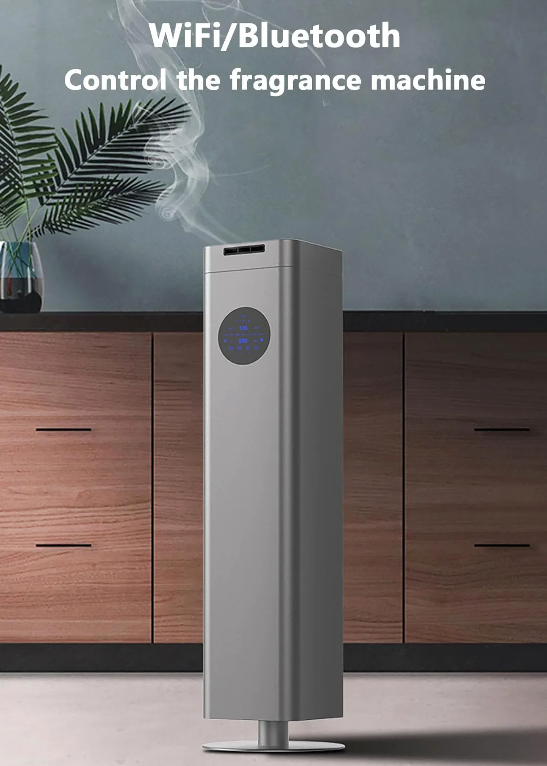Diffusore di fragranza senz'acqua da pavimento, macchina del profumo da 1000 ml con nebulizzazione fredda, ampia copertura di 3000 mq per uso commerciale e domestico
