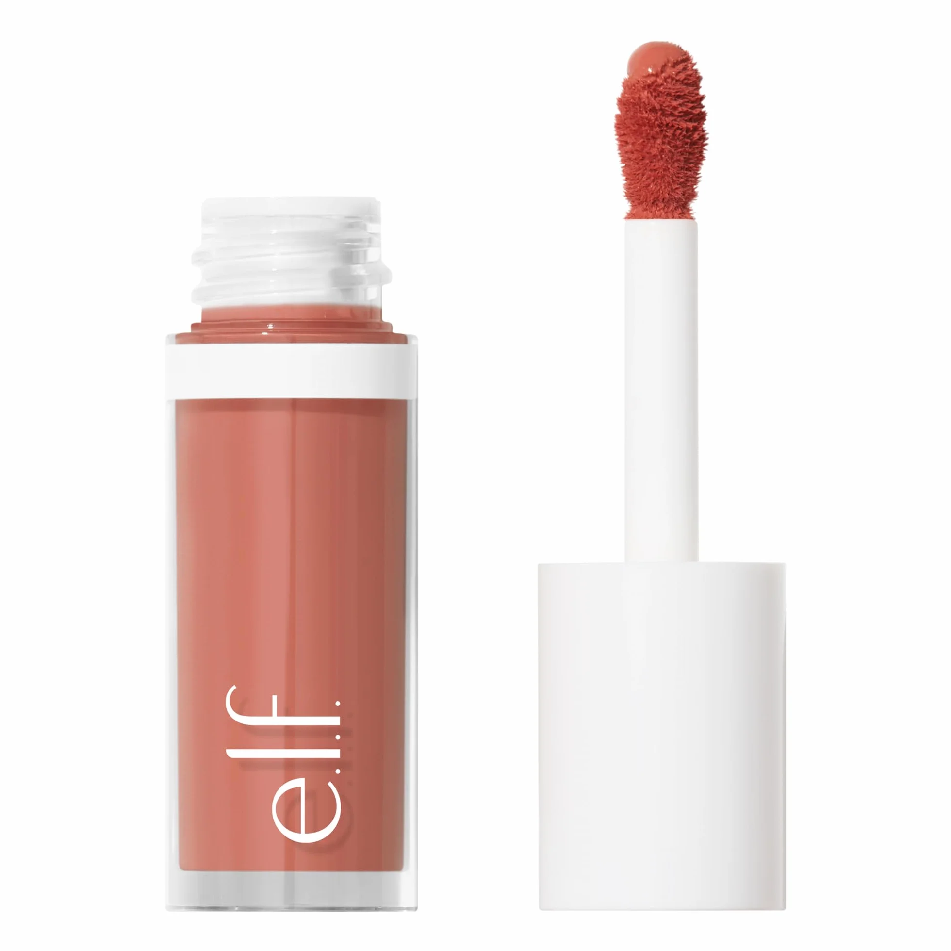 e.l.f. Camo Liquid Blush, blush liquido a lunga tenuta altamente pigmentato, crea un finish delicato effetto umido, prodotto vegano e non testato sugli animali, Dusty Rosé